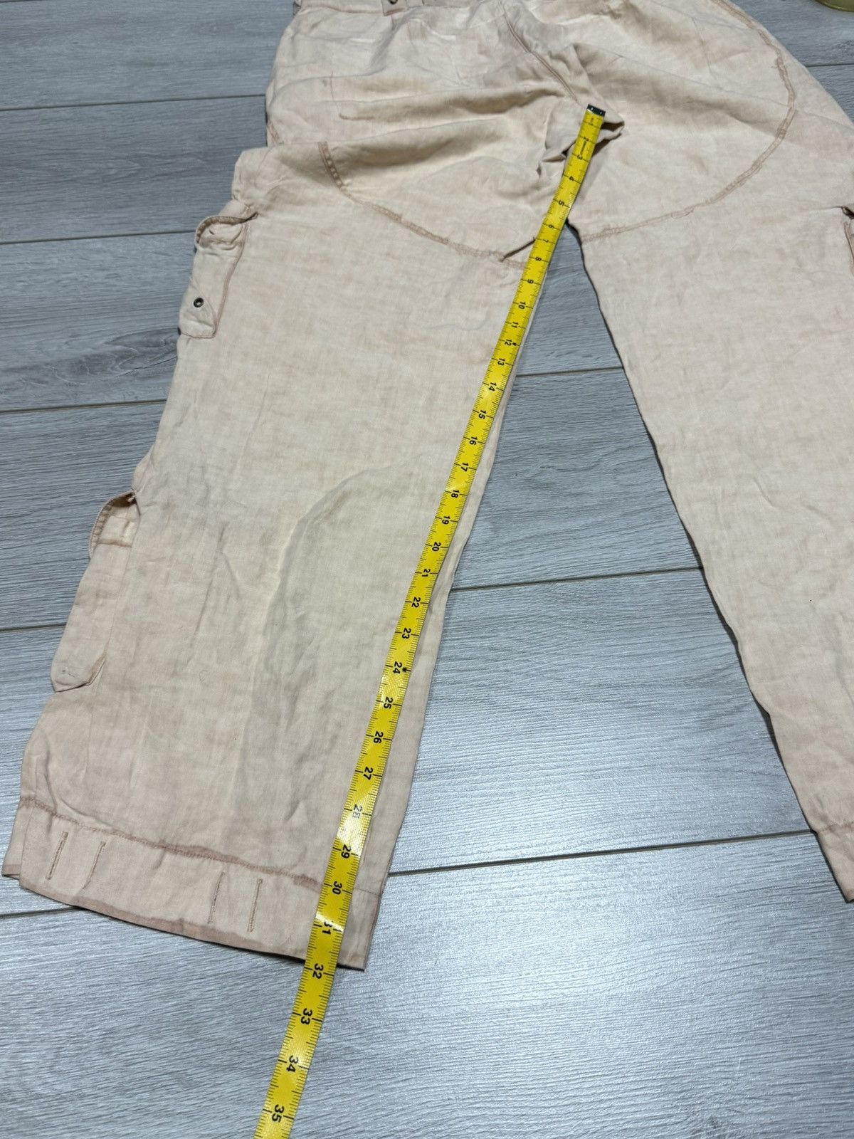 Polo Ralph Lauren POLO linen silk cargo miltipocket military style pants Size US 34 / EU 50 - 11 Thumbnail