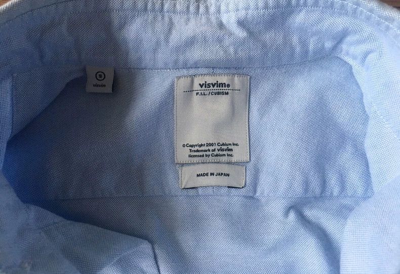 Visvim VisvimUnique Blue Woven Shirt with Contrast Design-2504 Size US S / EU 44-46 / 1 - 3 Thumbnail