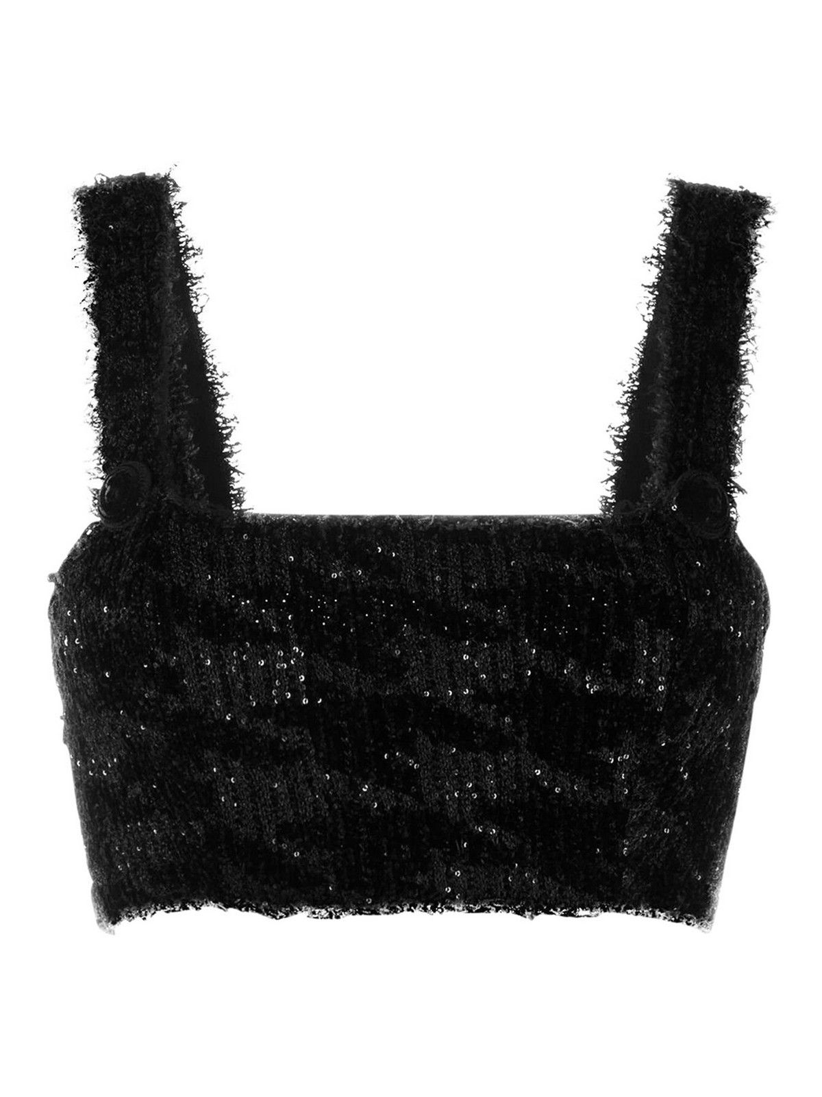 Balmain o1y0625 Bustier in Black Size M / US 6-8 / IT 42-44 - 1 Thumbnail