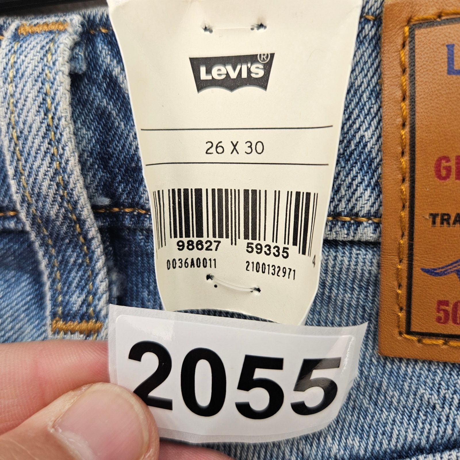 Levi's LEVI'S 501 X BEYONCE CURVE JEANS 26X30 WESTERN CRYSTAL NWT Size 26" / US 2 / IT 38 - 7 Thumbnail