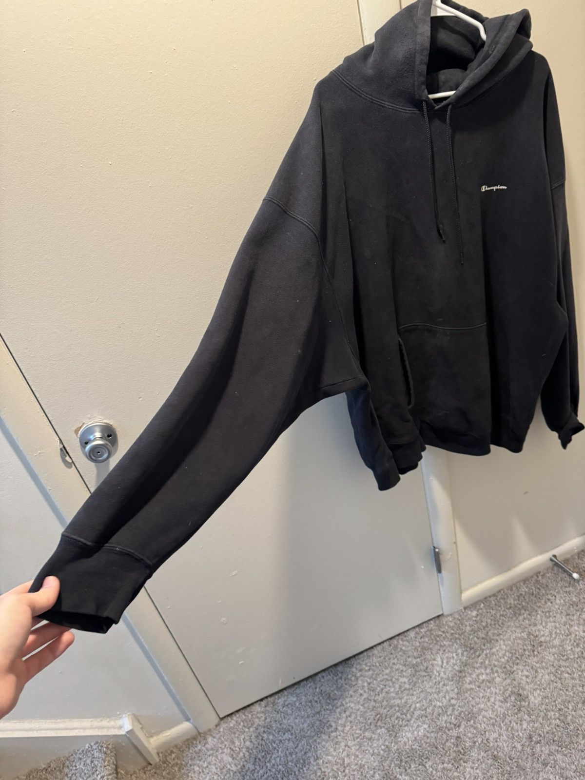 Champion Black Champion Premium Reverse Weave Hoodie Size US XXL / EU 58 / 5 - 3 Thumbnail