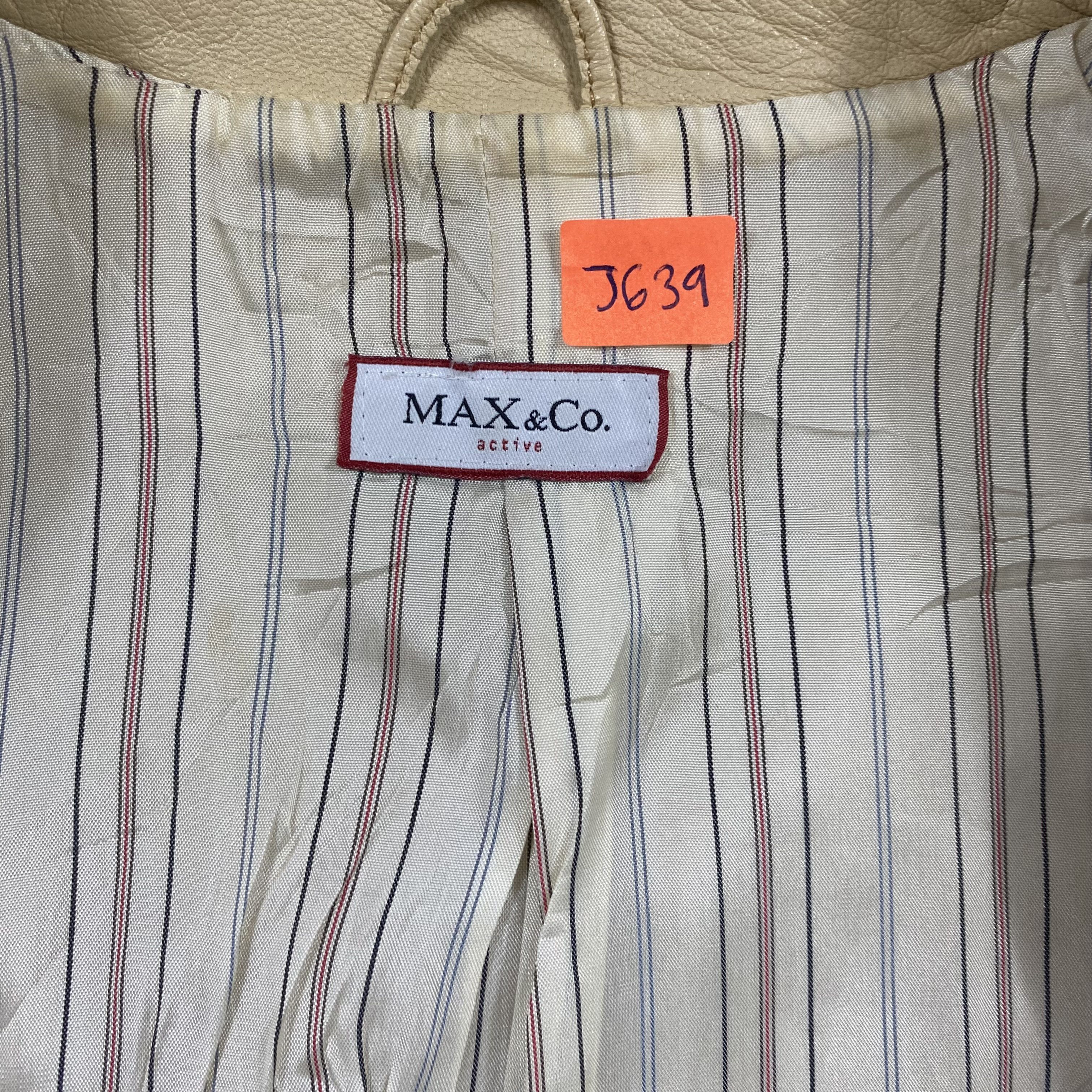 Branded Leather VINTAGE MAX AND CO. LEATHER JACKET-J639 Size US S / EU 44-46 / 1 - 14 Thumbnail