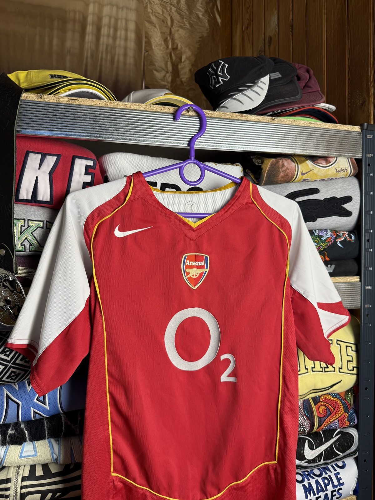 Nike 90s Nike Arsenal O2 Total 90 Soccer Jersey Y2K Drill 90s Size US S / EU 44-46 / 1 - 3 Thumbnail