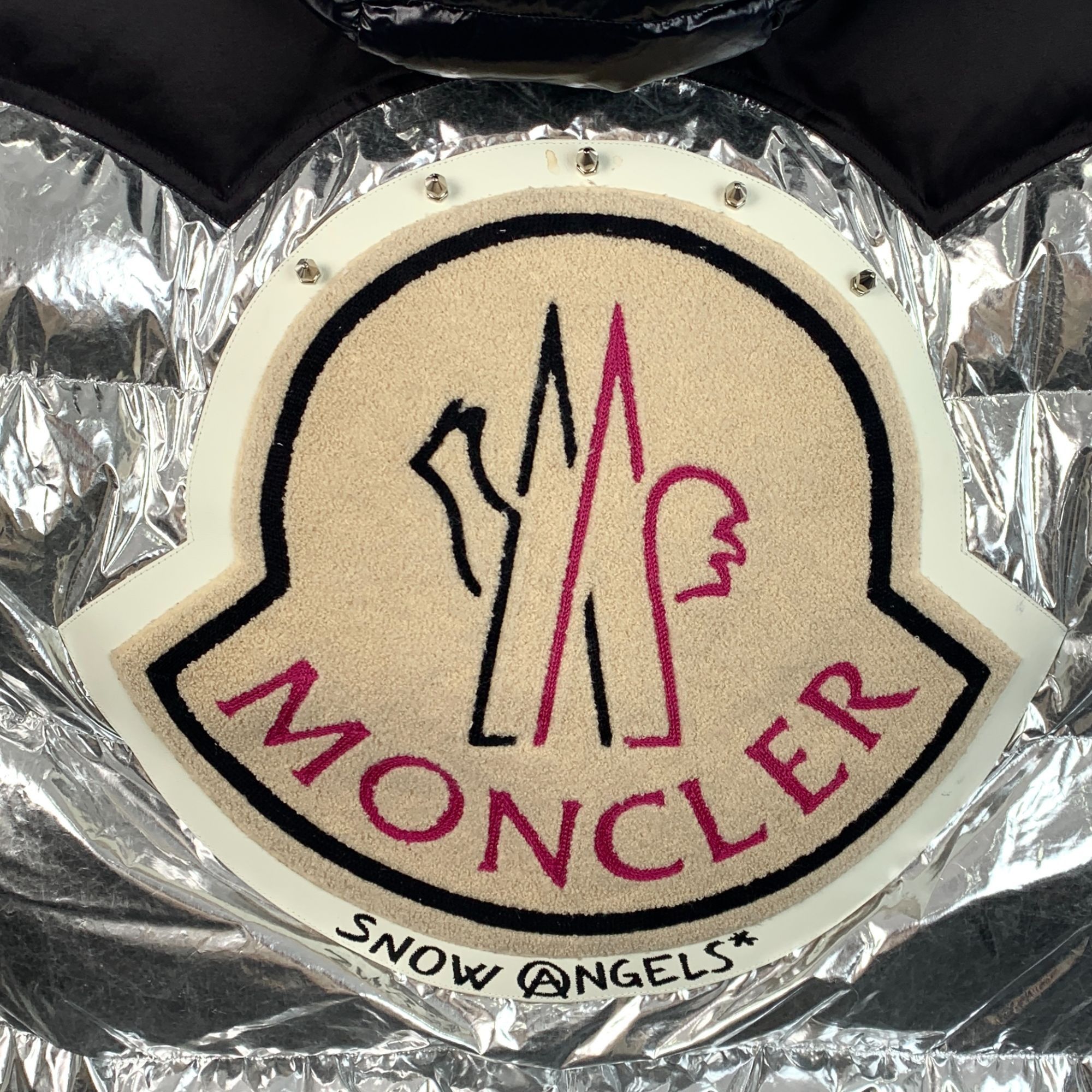 Moncler Moncler Snow Angels Metallic Silver Puffer Vest With Black A Size S / US 4 / IT 40 - 5 Thumbnail