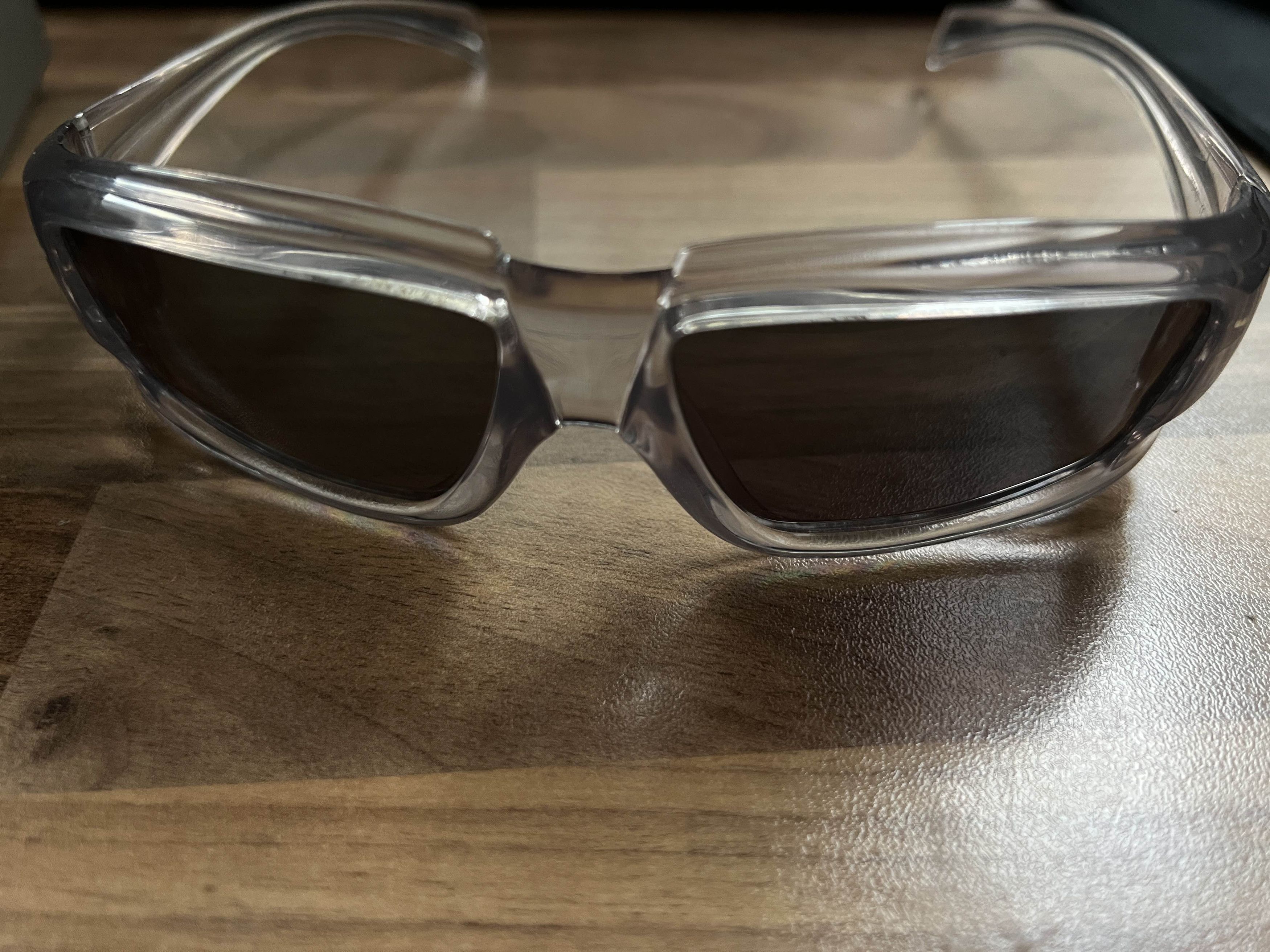 Rick Owens Larry / Rick sunglasses - transparent / black lens Size ONE SIZE - 4 Thumbnail