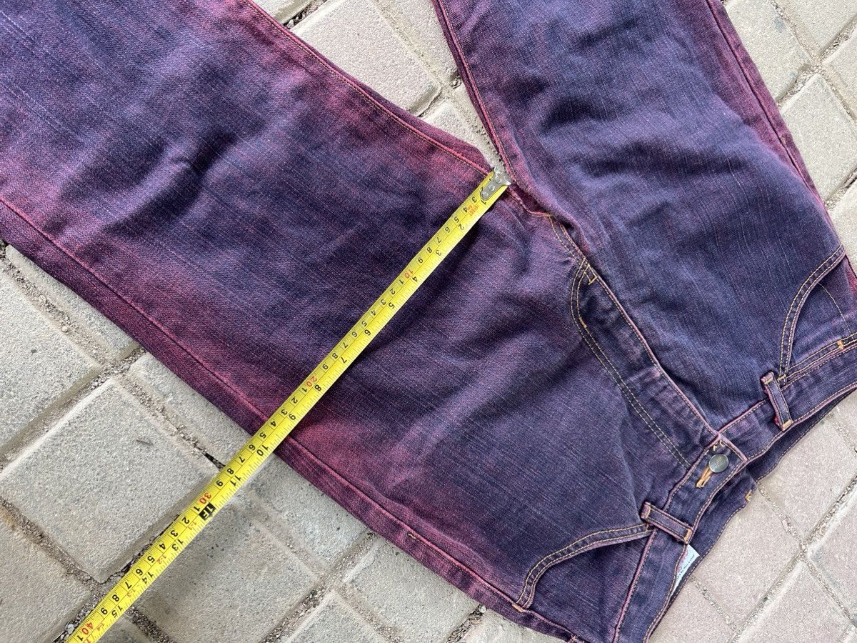 Hysteric Glamour × Japanese Brand × Wrangler Flare Crazy Purplewash Wrangler Denim Size US 29 - 8 Thumbnail