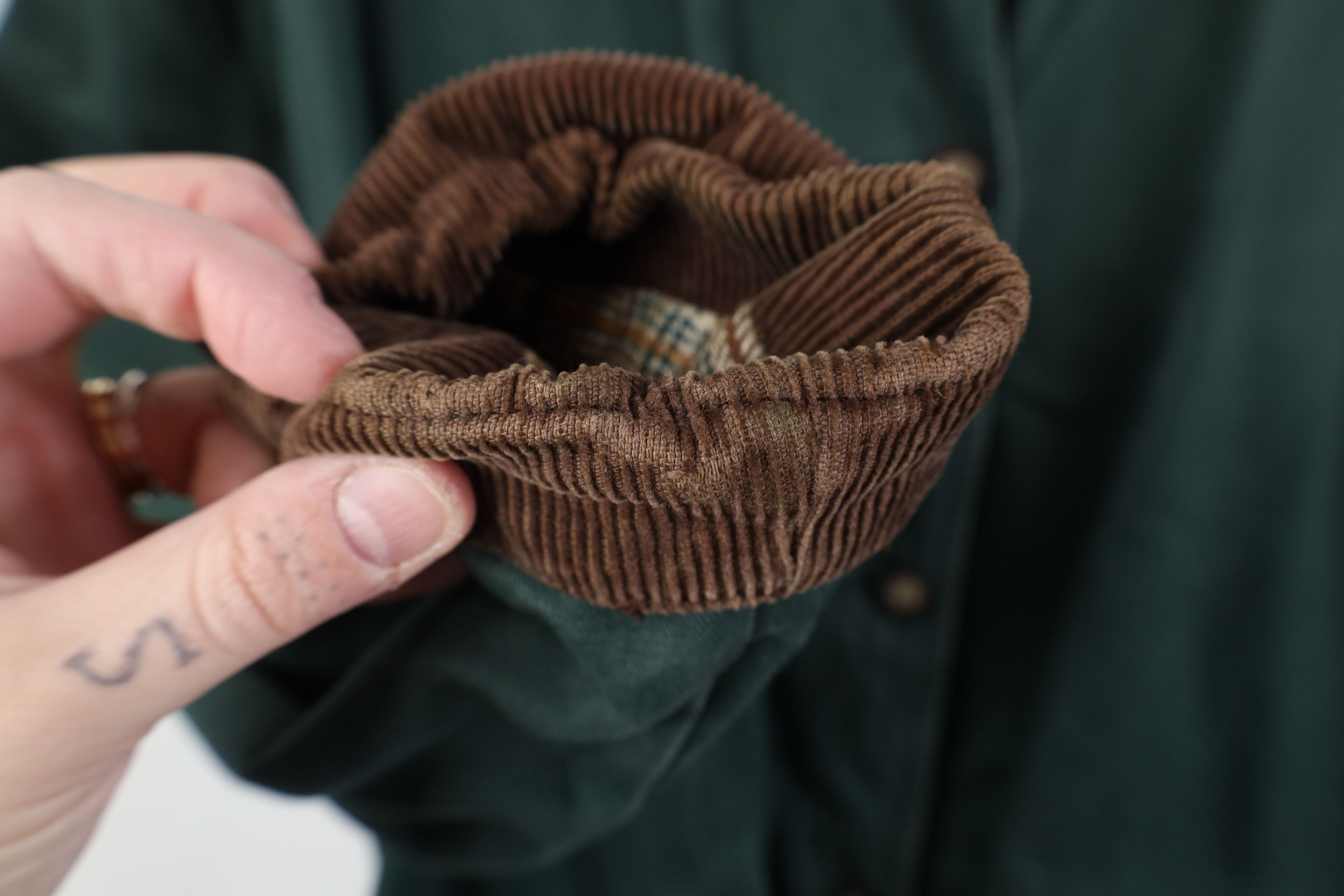 Vintage Vintage 90s Streetwear Flannel Lined Chore Barn Jacket Green Size L / US 10 / IT 46 - 7 Thumbnail