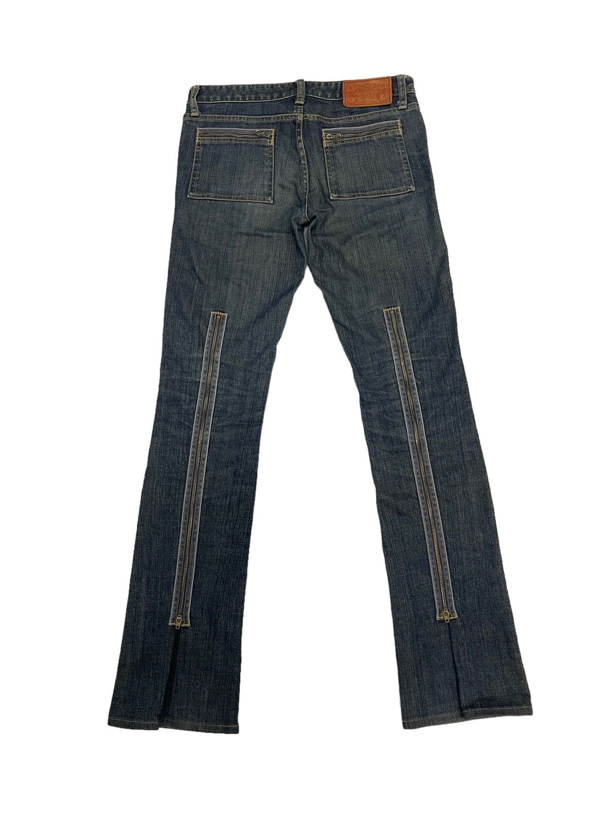 MOUSSY Vintage Moussy Zipper Denim Jeans ! Very Rare Design Size US 30 / EU 46 - 1 Thumbnail