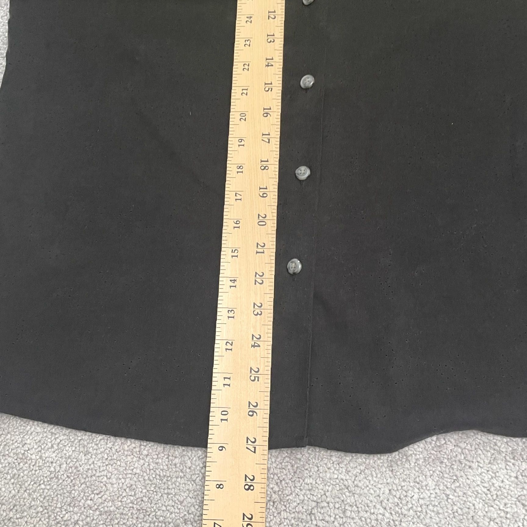 Vintage Classic Elements Shirt Womens XL Black Long Sleeve Casual Workwear Size XL / US 12-14 / IT 48-50 - 7 Thumbnail