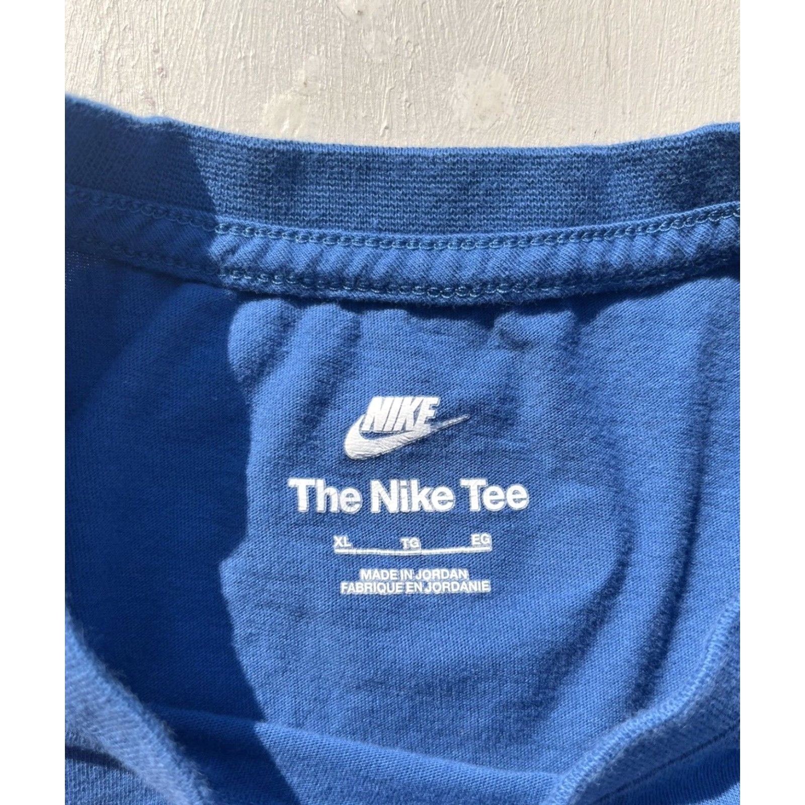 Nike Nike T-Shirt Men’s Blue All-Over Spell XL Swish Logo Streetwear City Sports Size US XL / EU 56 / 4 - 3 Thumbnail