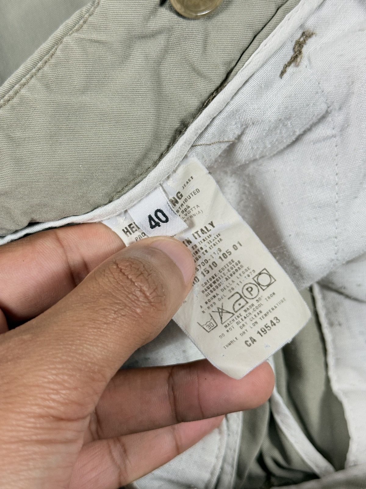Helmut Lang Helmut Lang - SS04 Bondage Olive Pants Size 27" / US 4 / IT 40 - 6 Thumbnail