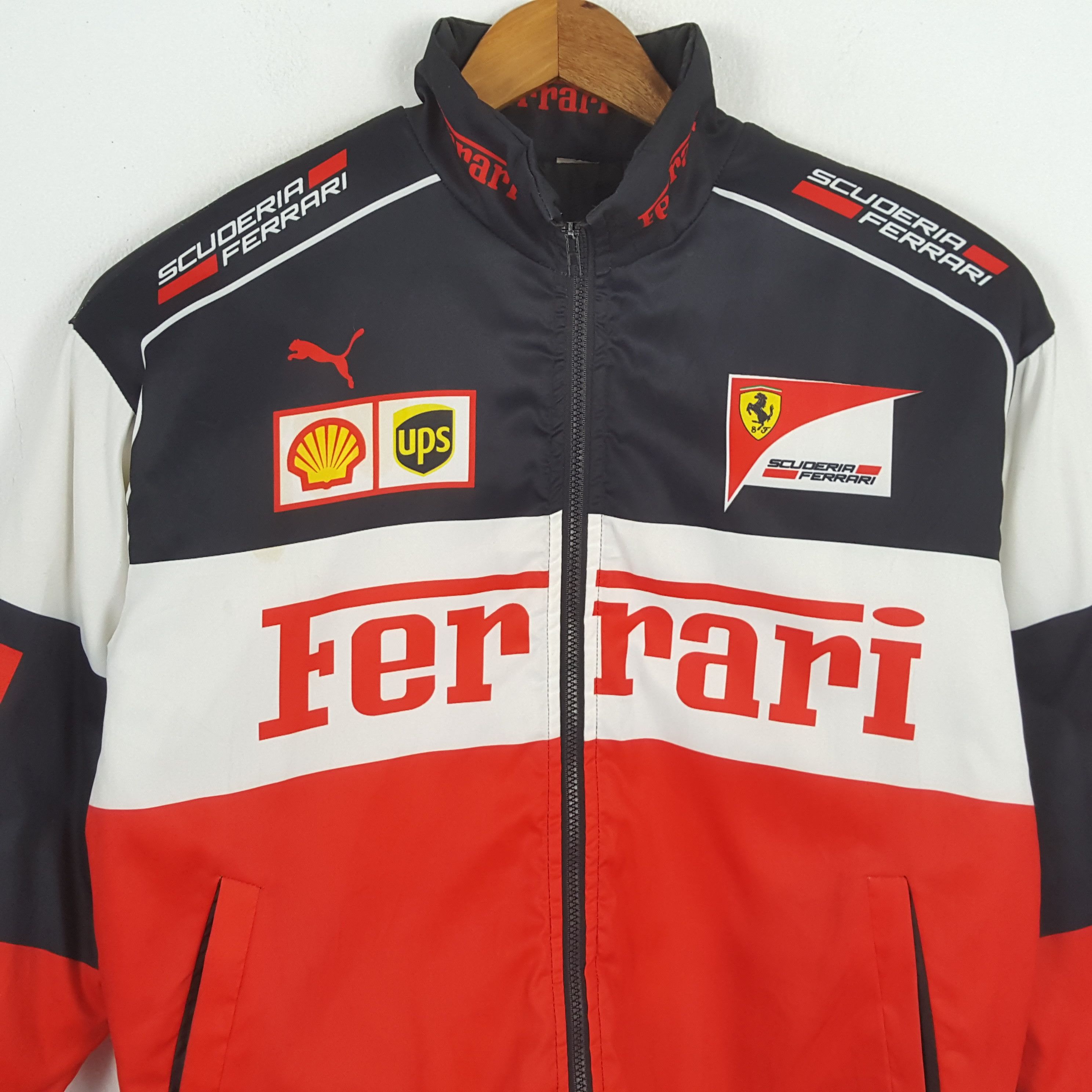 Ferrari × Puma × Vintage Vintage FERRARI PUMA SHELL Formula One Racing Team Jacket Size US L / EU 52-54 / 3 - 2 Thumbnail