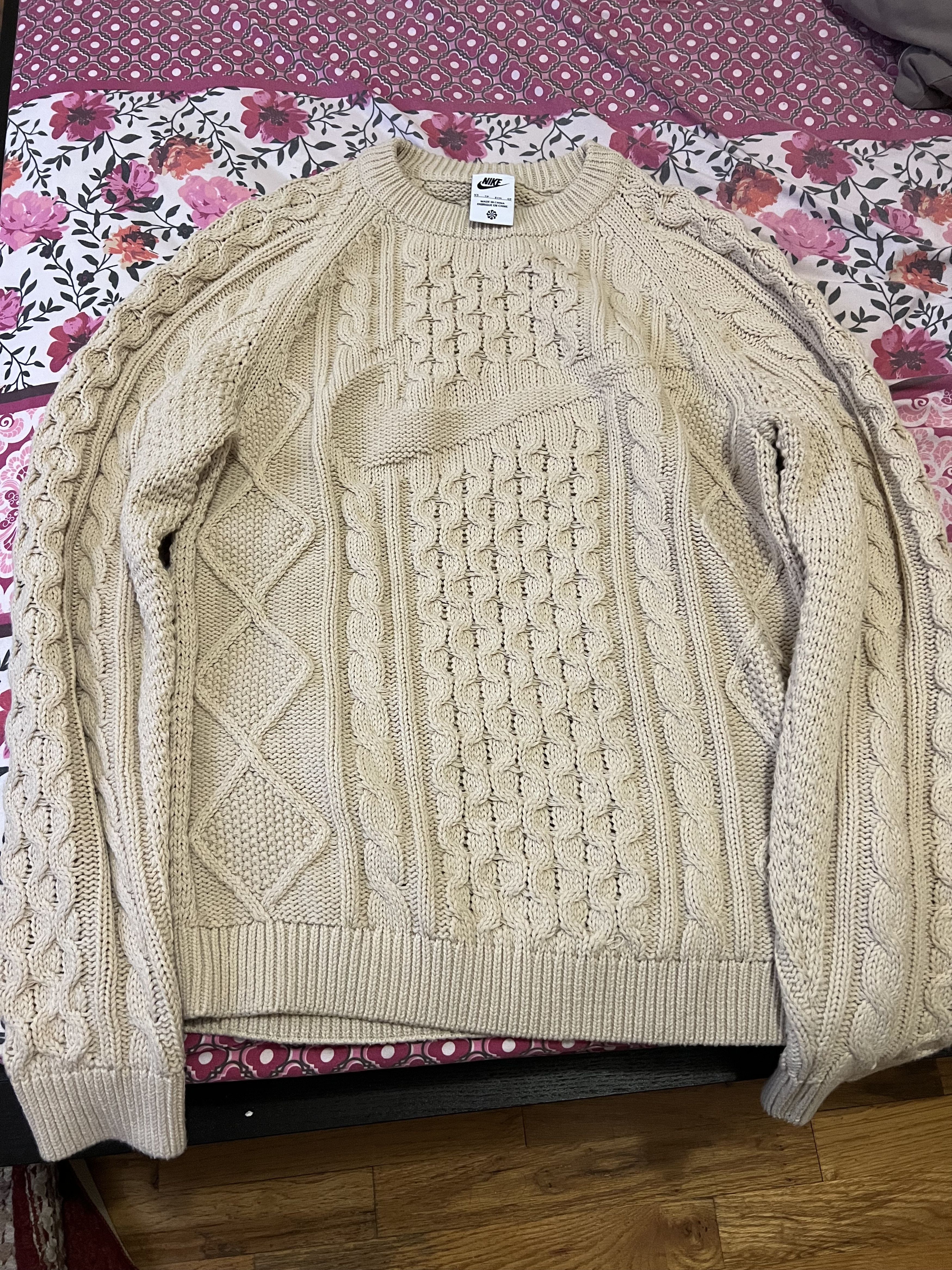 Nike Nike Cable Knit Sweater Size US XS / EU 42 / 0 - 1 Thumbnail