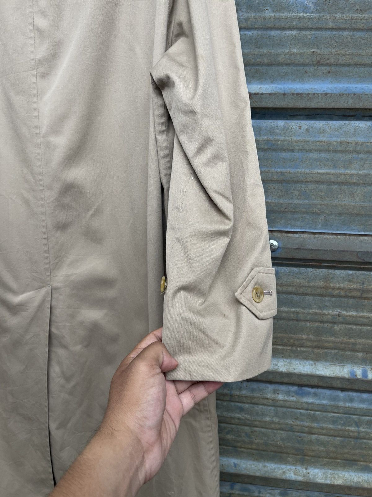 Burberry Vintage Burberrys Nova Check Lining Trench Coat Size US M / EU 48-50 / 2 - 5 Thumbnail