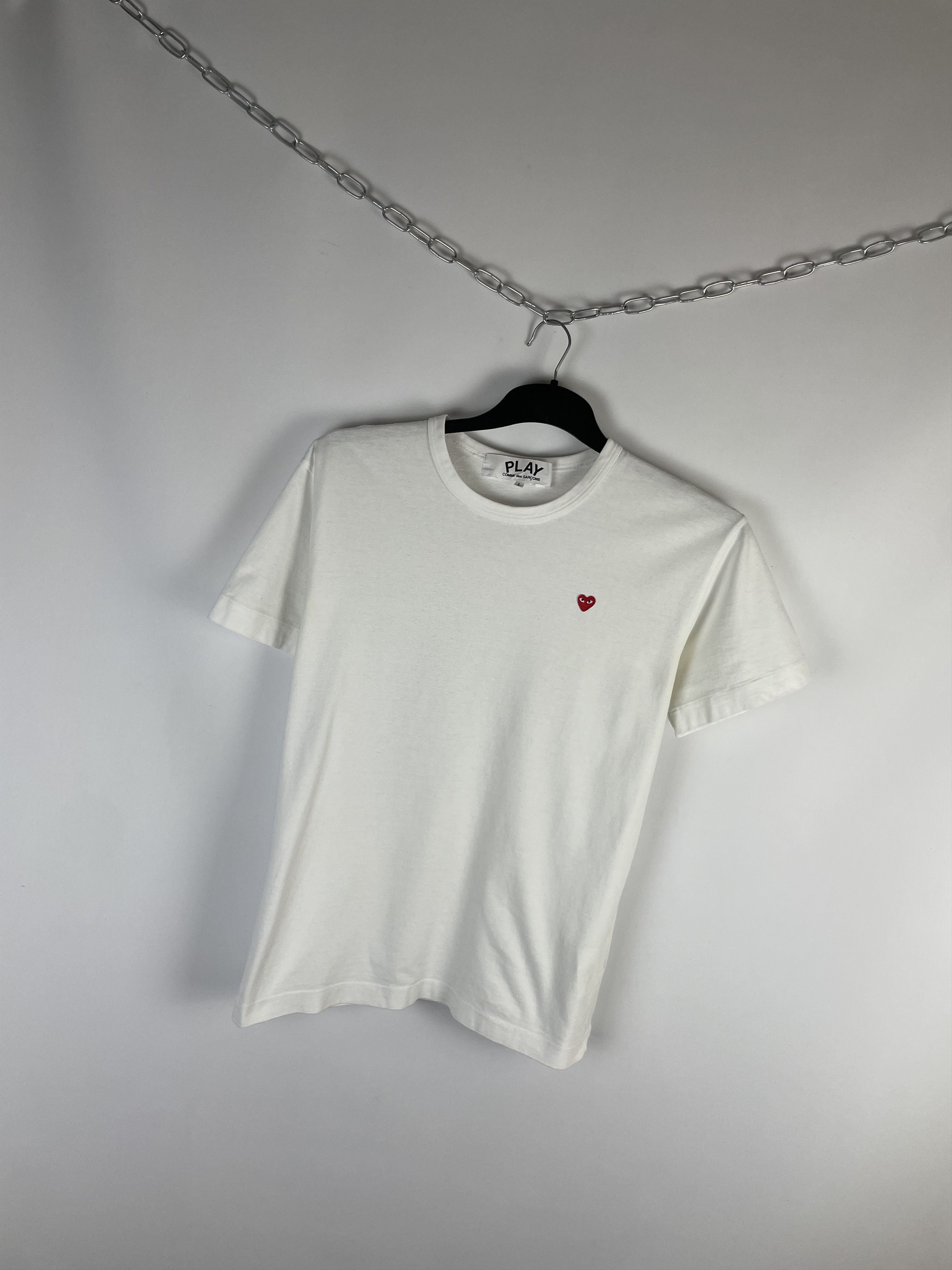 Comme des Garcons Play Comme des Garçons tee logo hearts Size US L / EU 52-54 / 3 - 2 Thumbnail
