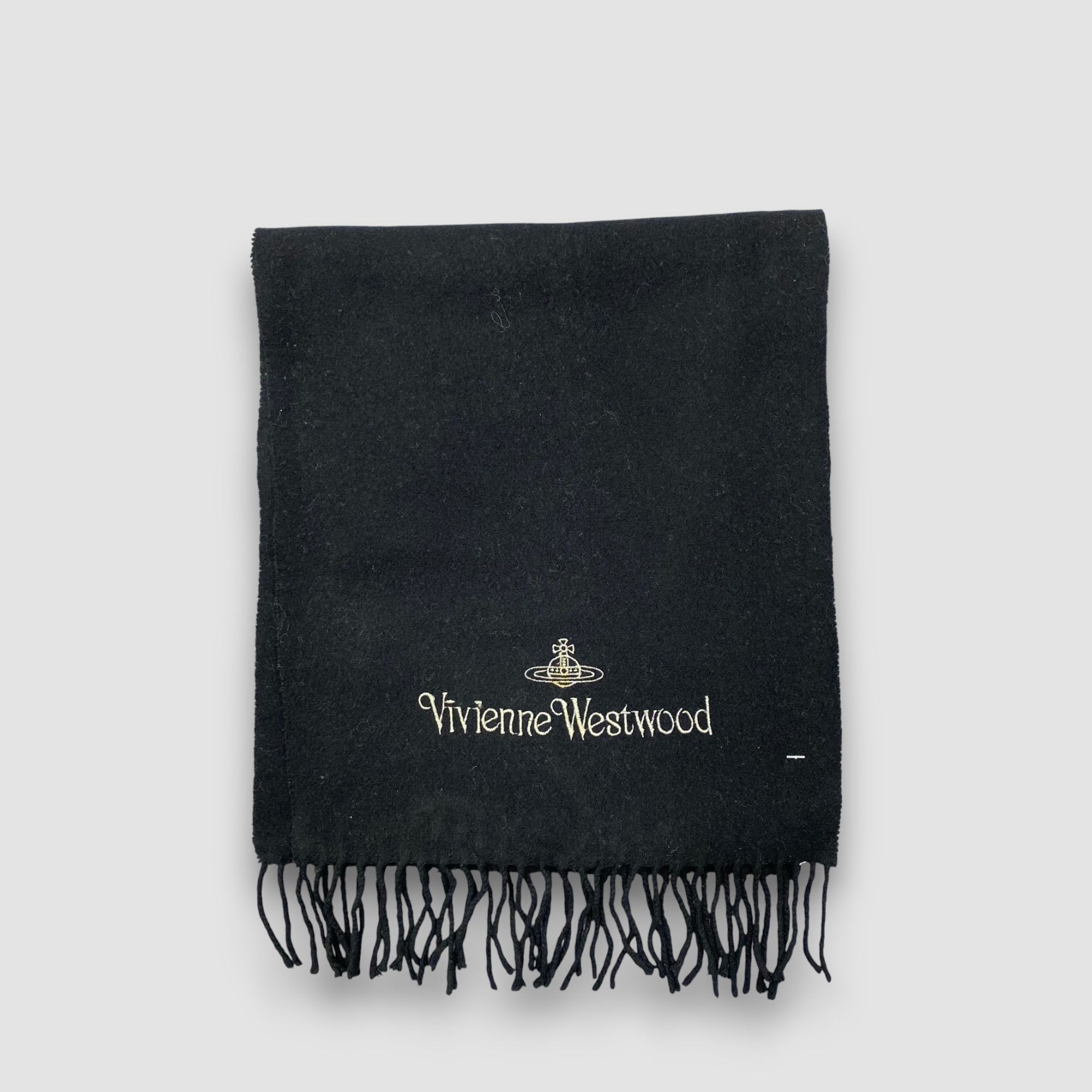 Japanese Brand Vintage Vivienne Westwood Scarf Orbs Muffler Wool Scarves Size ONE SIZE - 2 Thumbnail