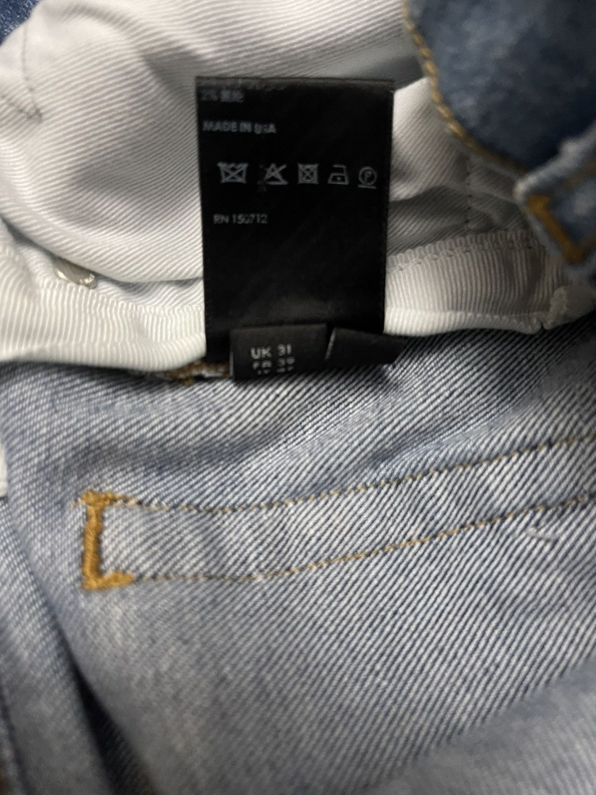 Amiri Amiri x Chemist Denim Star Patch 70’s Indigo Size US 31 - 13 Thumbnail