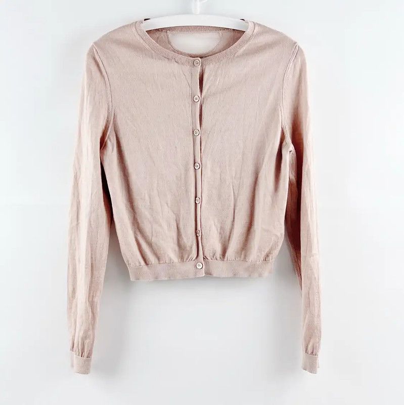 Valentino Valentino Women's Lilac Cardigan Sweater 0089 Size M / US 6-8 / IT 42-44 - 1 Thumbnail