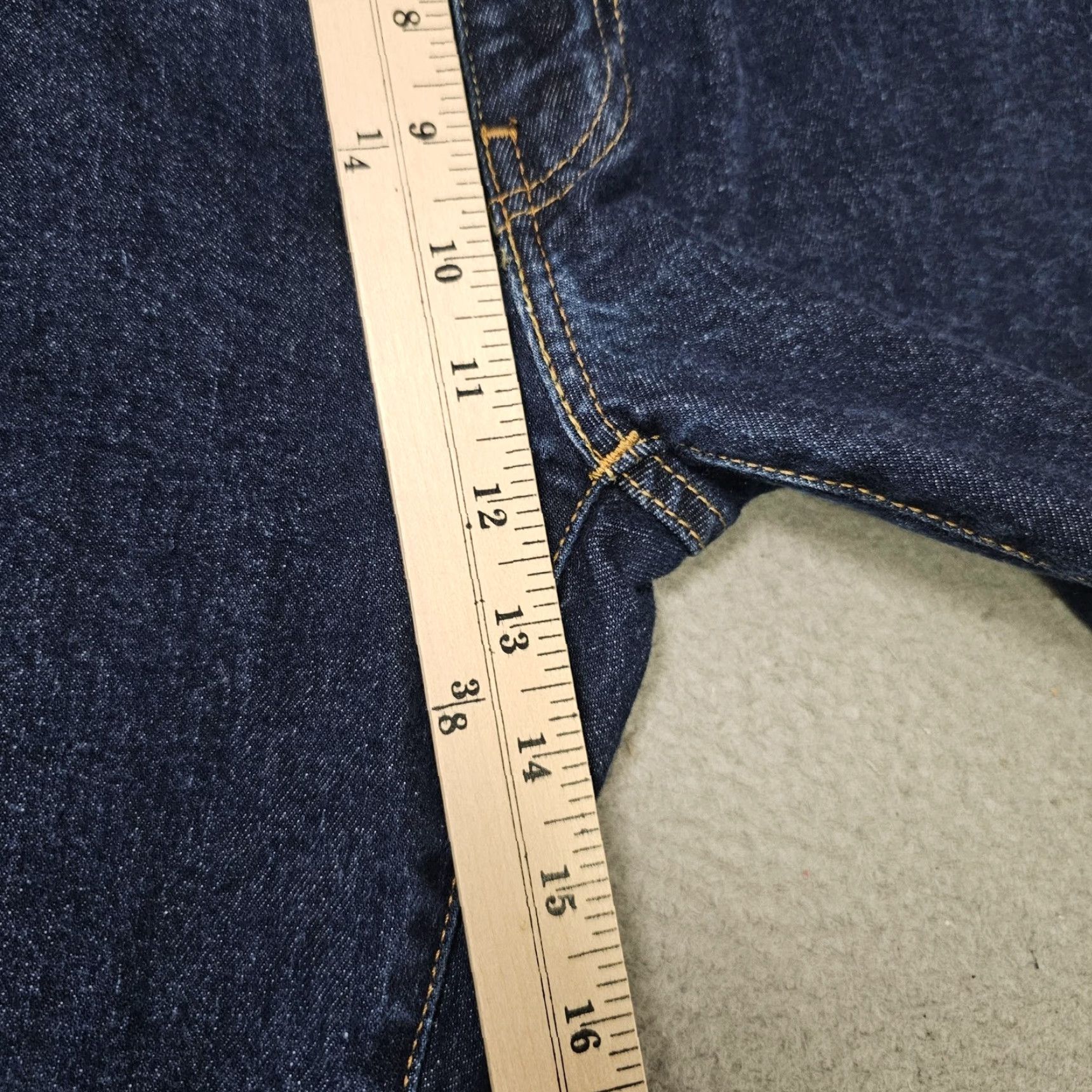 Levi's Levi's Jeans 541 Mens 42x27 Blue Athletic Taper Fit Stretch Denim 5-Pocket Zip Fly High Rise Size US 42 / EU 58 - 3 Thumbnail