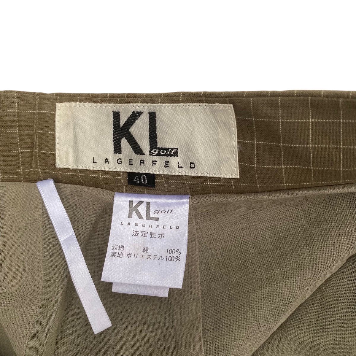 Designer × Karl Lagerfeld × Vintage Vintage KARL LAGERFELD Golf Plaid Chinos Pant Sz28 Size US 28 / EU 44 - 9 Thumbnail