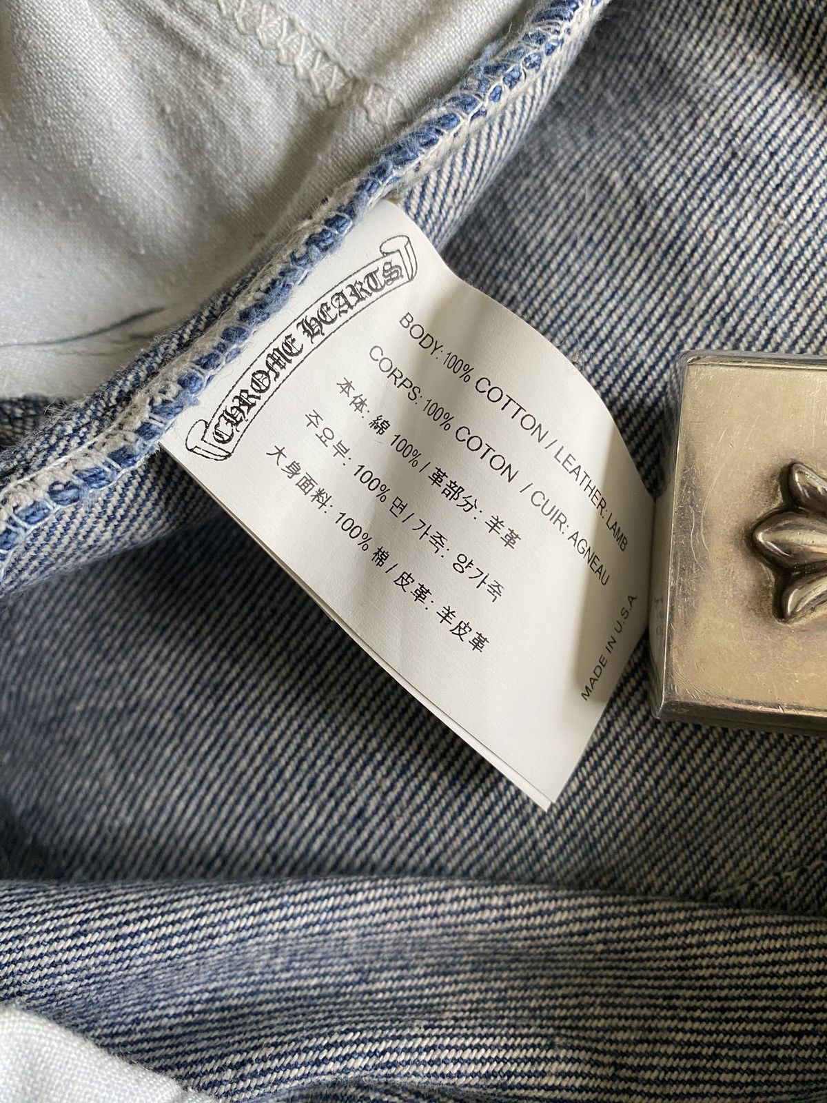 Chrome Hearts Chrome Hearts Levi’s 517 70’s Cross Patch Blue Jeans Size US 30 / EU 46 - 15 Thumbnail
