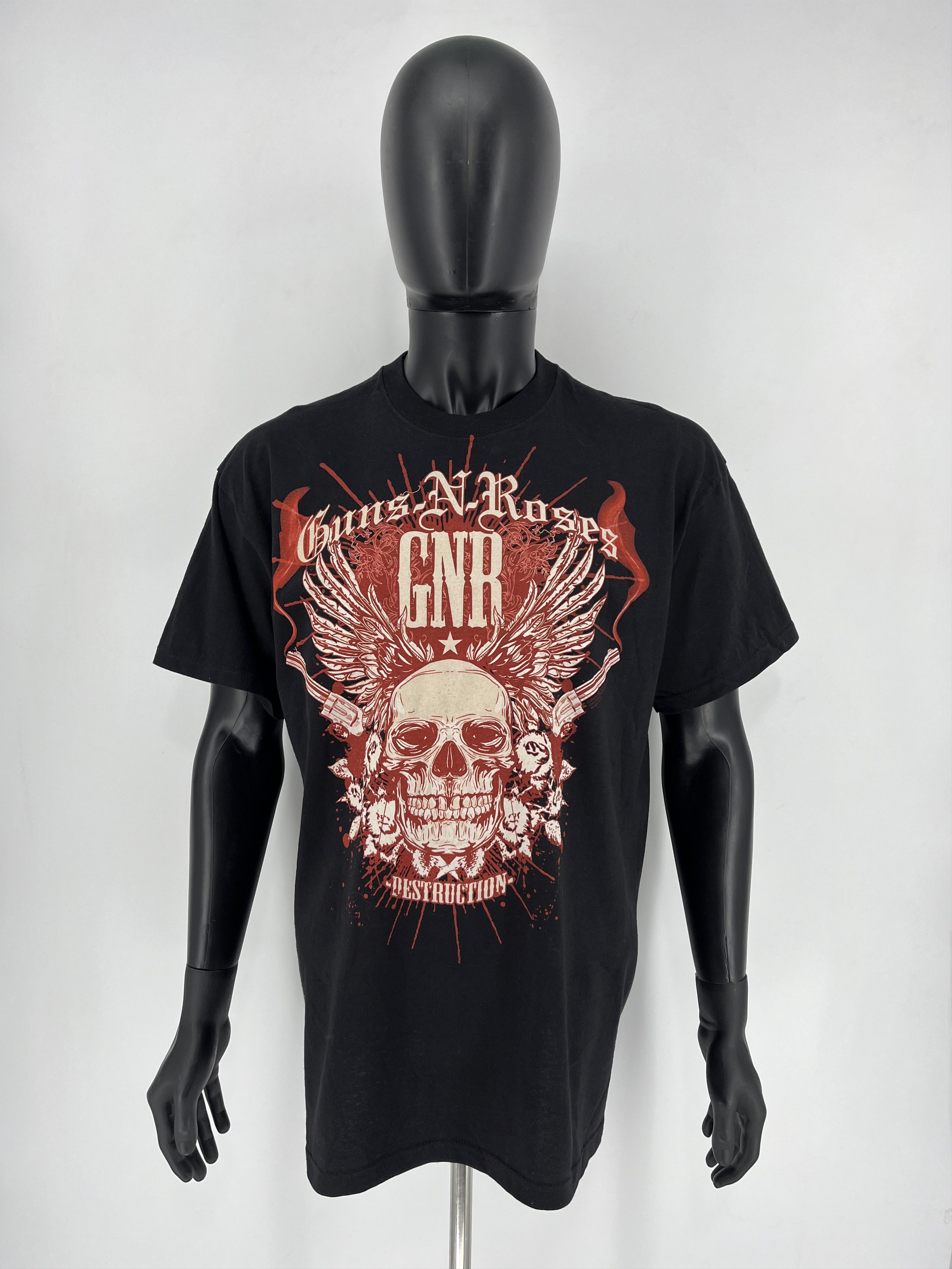 Band Tees × Vintage Vintage Guns N’ Roses 🌹 Big Logo Band Rock Metal Size US XL / EU 56 / 4 - 2 Thumbnail