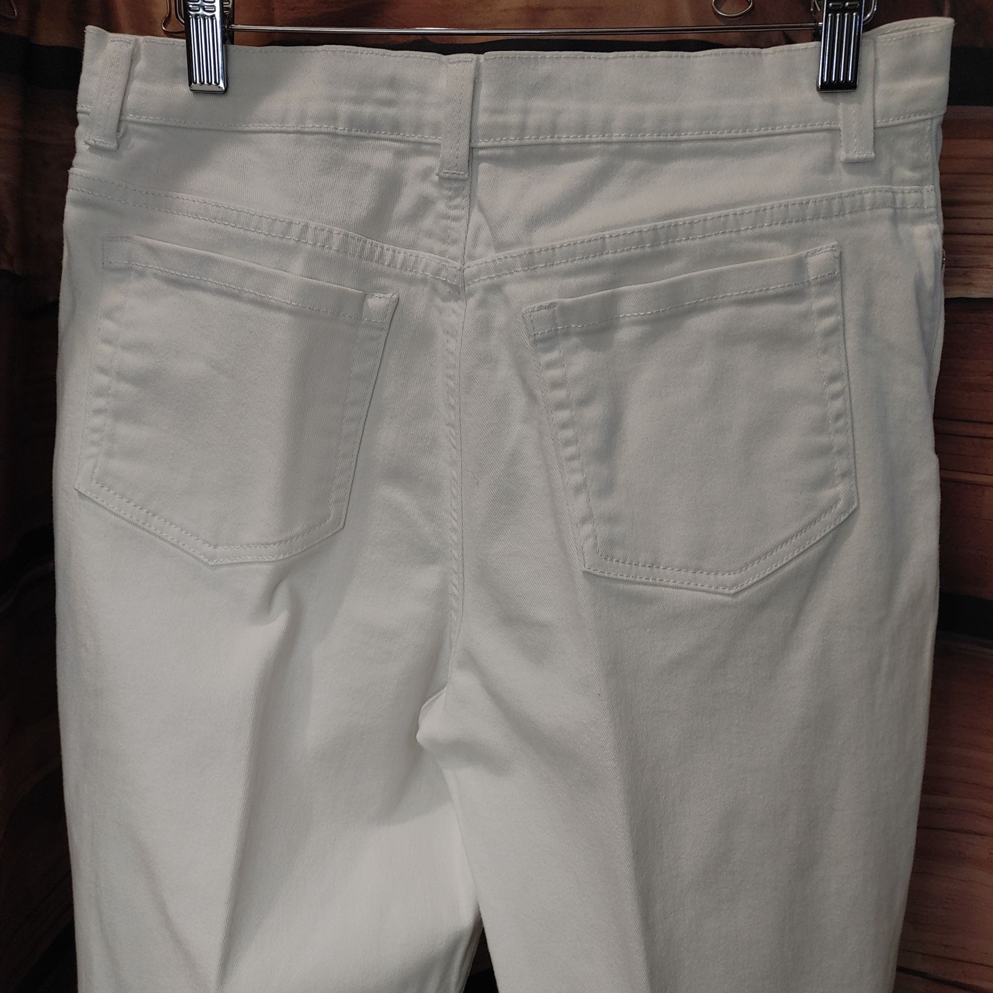 Gloria Vanderbilt Gloria Vanderbilt Women's White Missy Amanda Jeans 10 Size 32" / US 10 / IT 46 - 3 Thumbnail