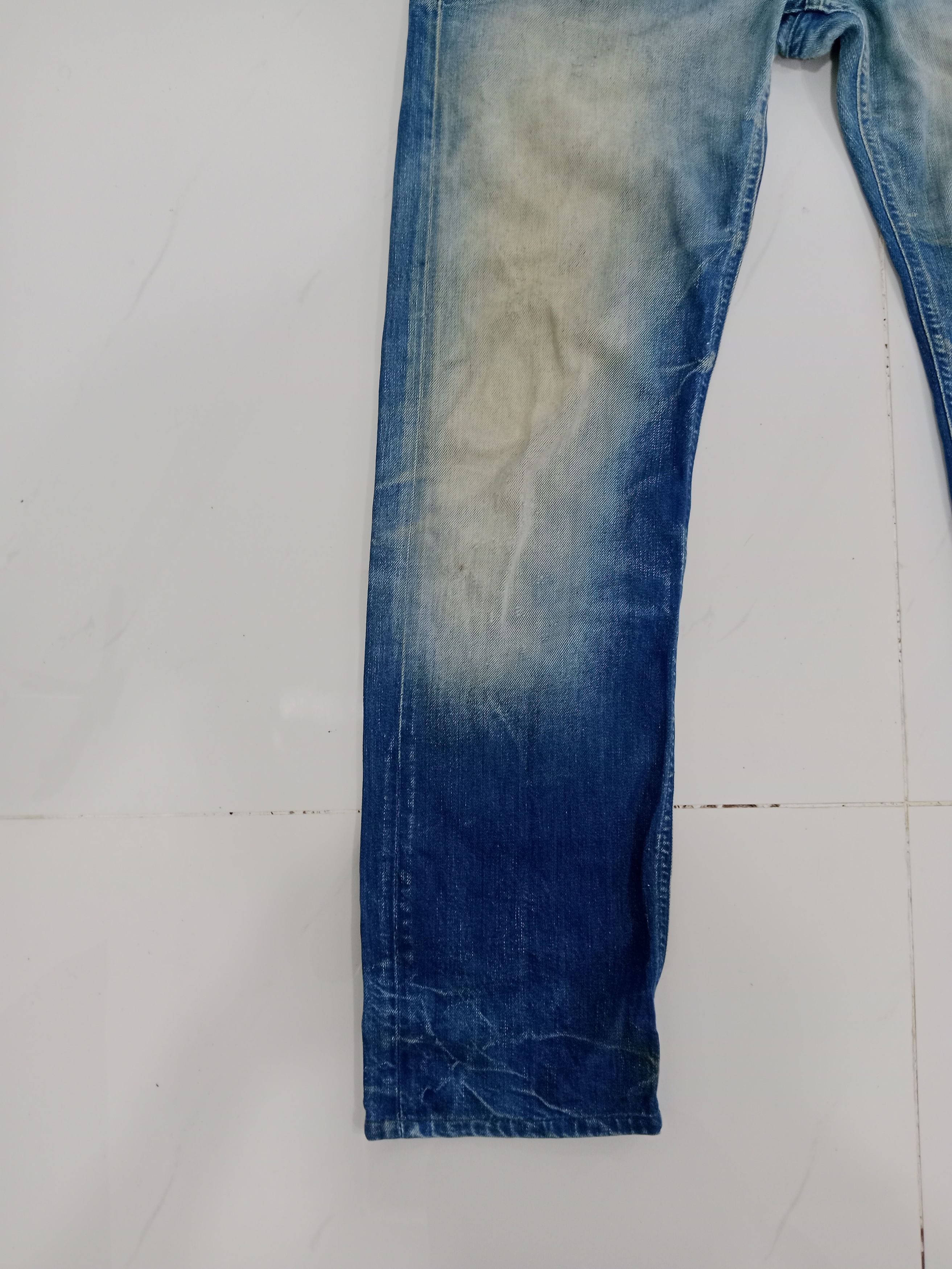 G-Star G STAR RAW Distressed Jeans Blue Denim Size US 33 - 7 Thumbnail