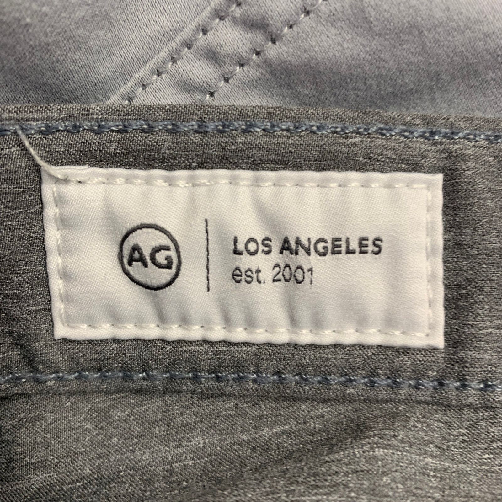 AG Adriano Goldschmied Size 36 Everett Light Grey Cotton Blend Casual Pants Size US 36 / EU 52 - 4 Thumbnail