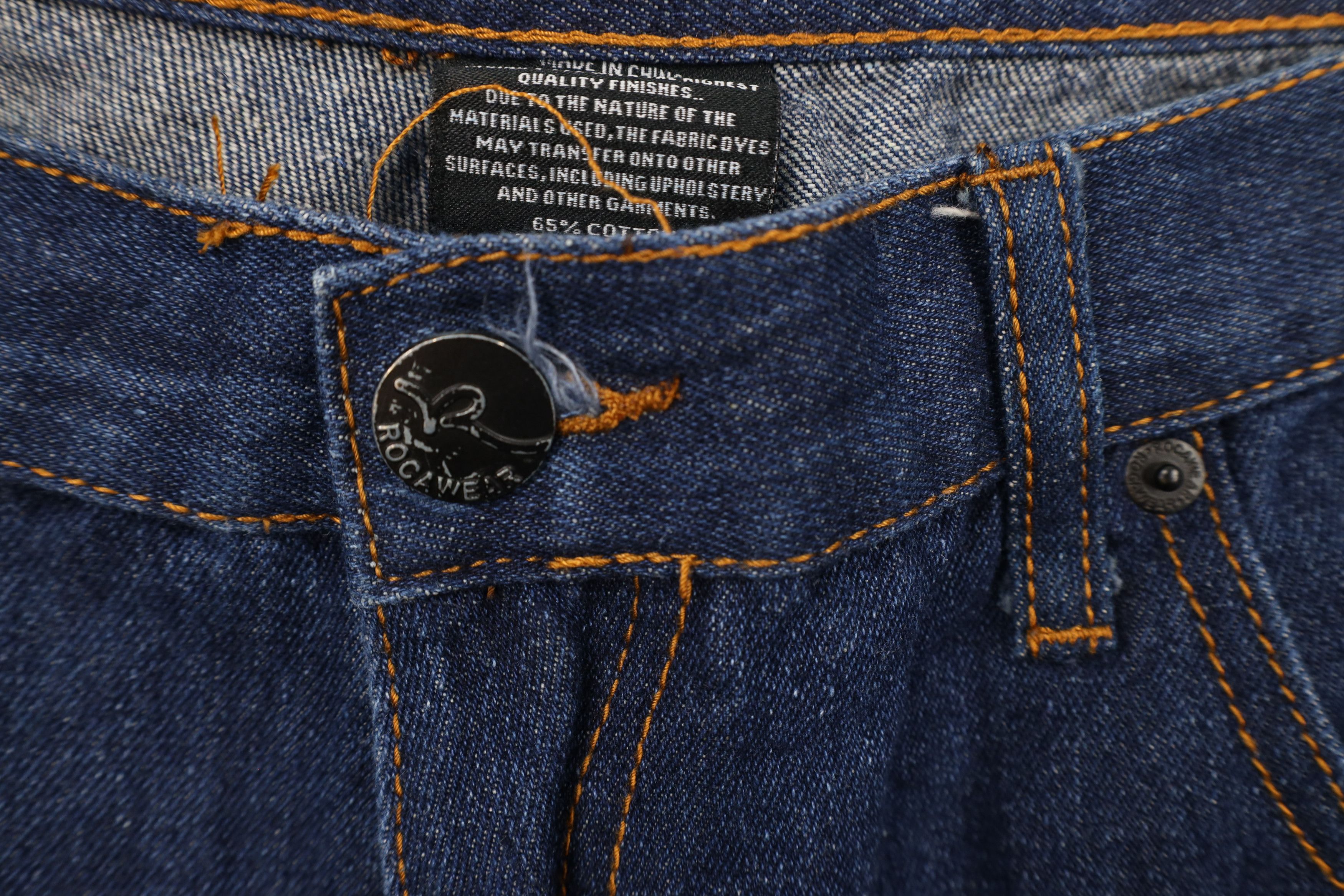 Rocawear × Vintage Vintage Rocawear Relaxed Fit Hip Hop Denim Jean Shorts Blue Size US 40 / EU 56 - 5 Thumbnail