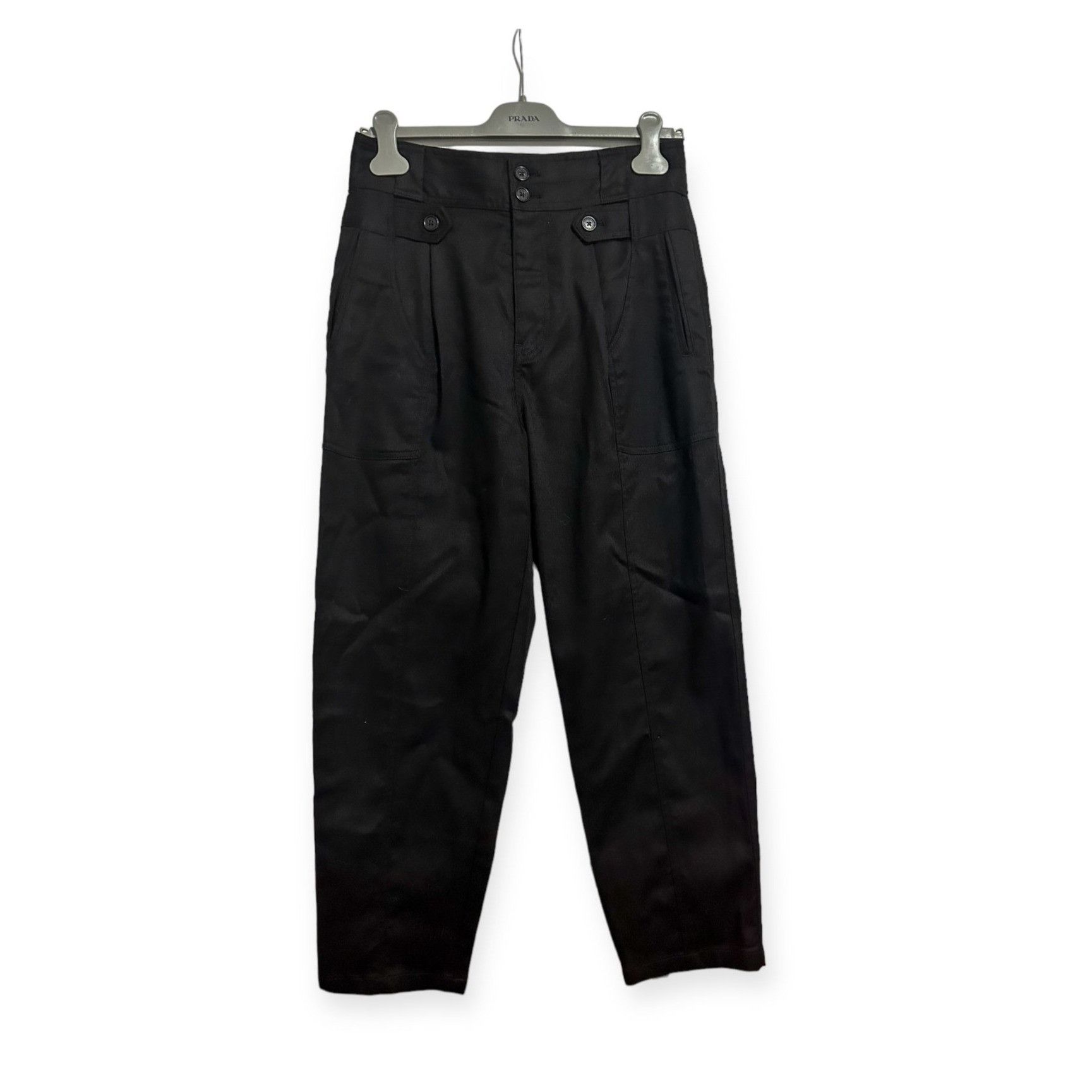 Nili Lotan Nili Lotan Hannah Black high-rise cropped pants, Size 6 Size 28" / US 6 / IT 42 - 1 Thumbnail