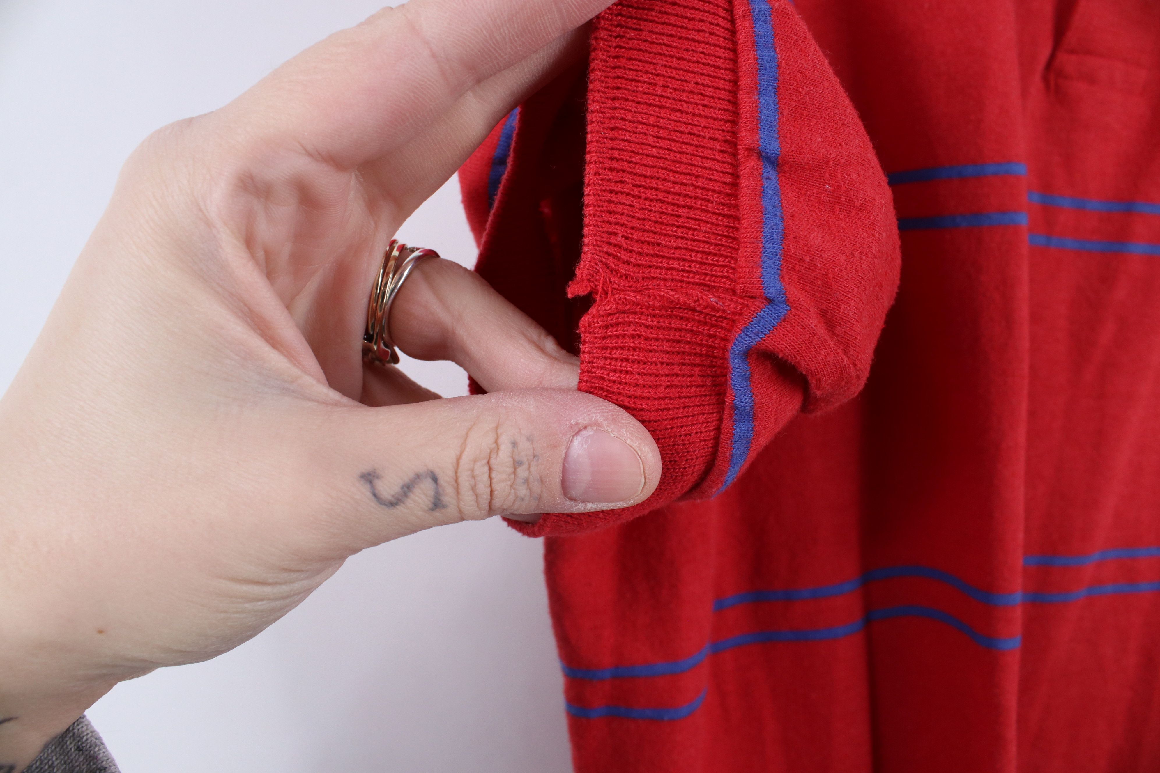 Vintage Vintage 70s Streetwear Knit Short Sleeve Collared Polo Shirt Size US M / EU 48-50 / 2 - 6 Thumbnail
