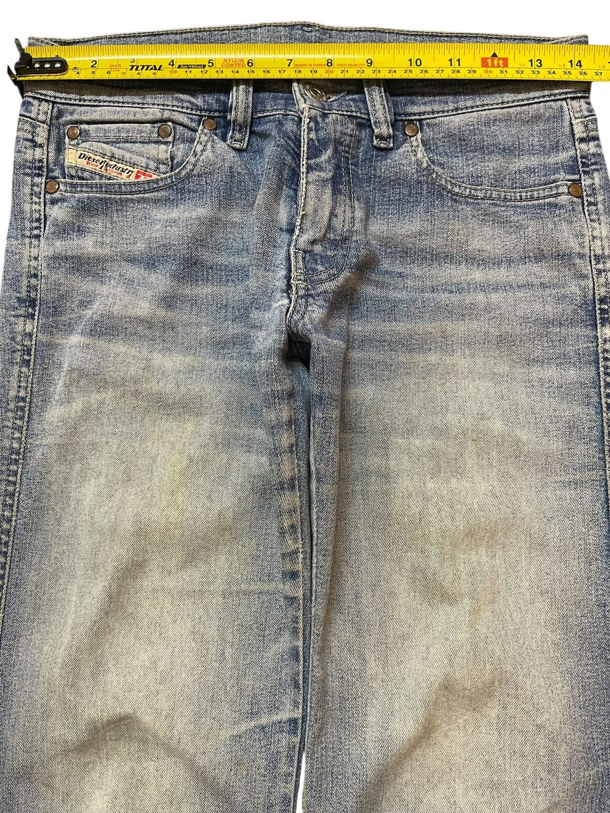 Diesel Vintage Diesel Industry Mud Wash Faded Style Wide Leg Jeans Size US 28 / EU 44 - 11 Thumbnail