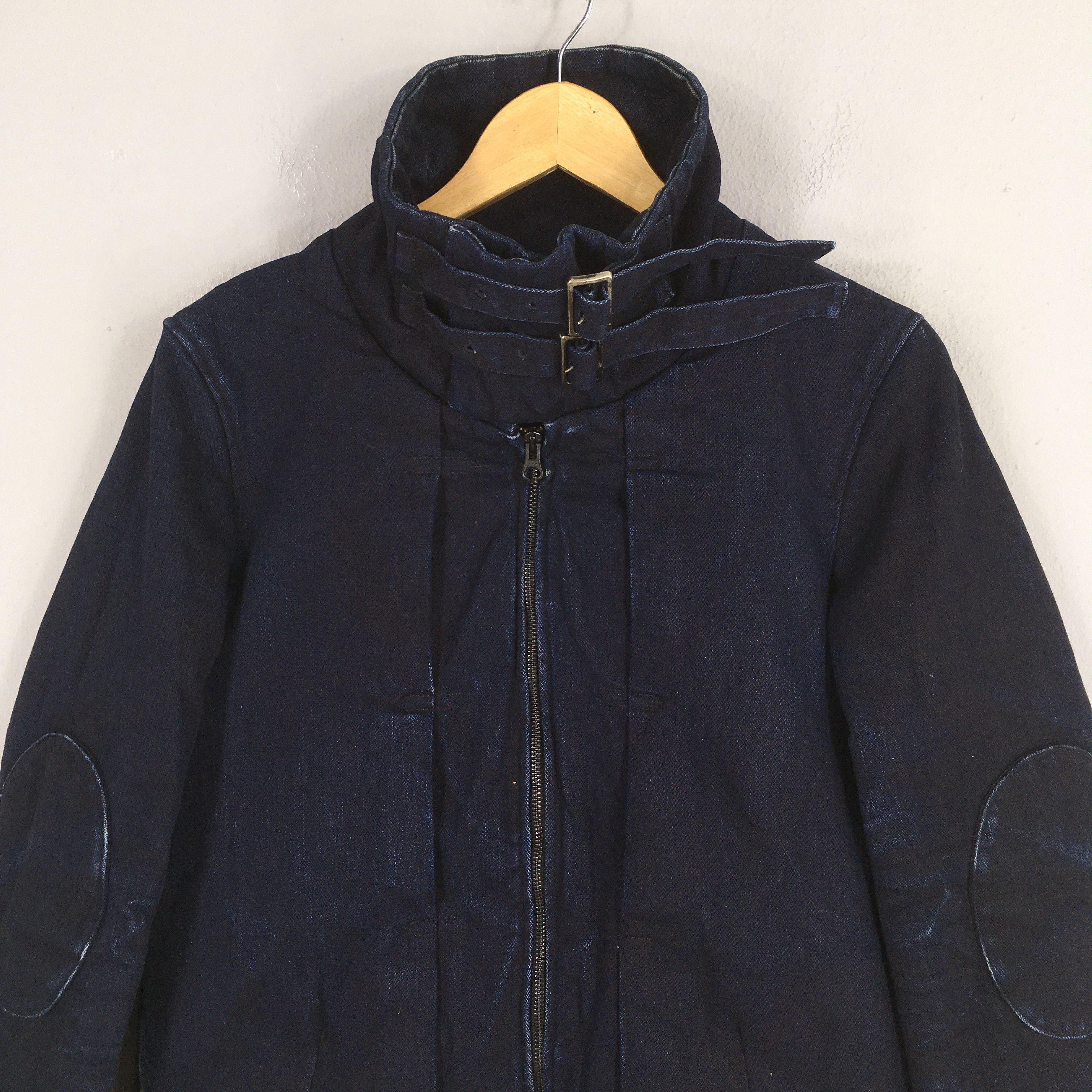 45rpm Vintage 45 RPM Denim Indigo Blue Worker Cotton Jacket Medium Size US M / EU 48-50 / 2 - 2 Thumbnail