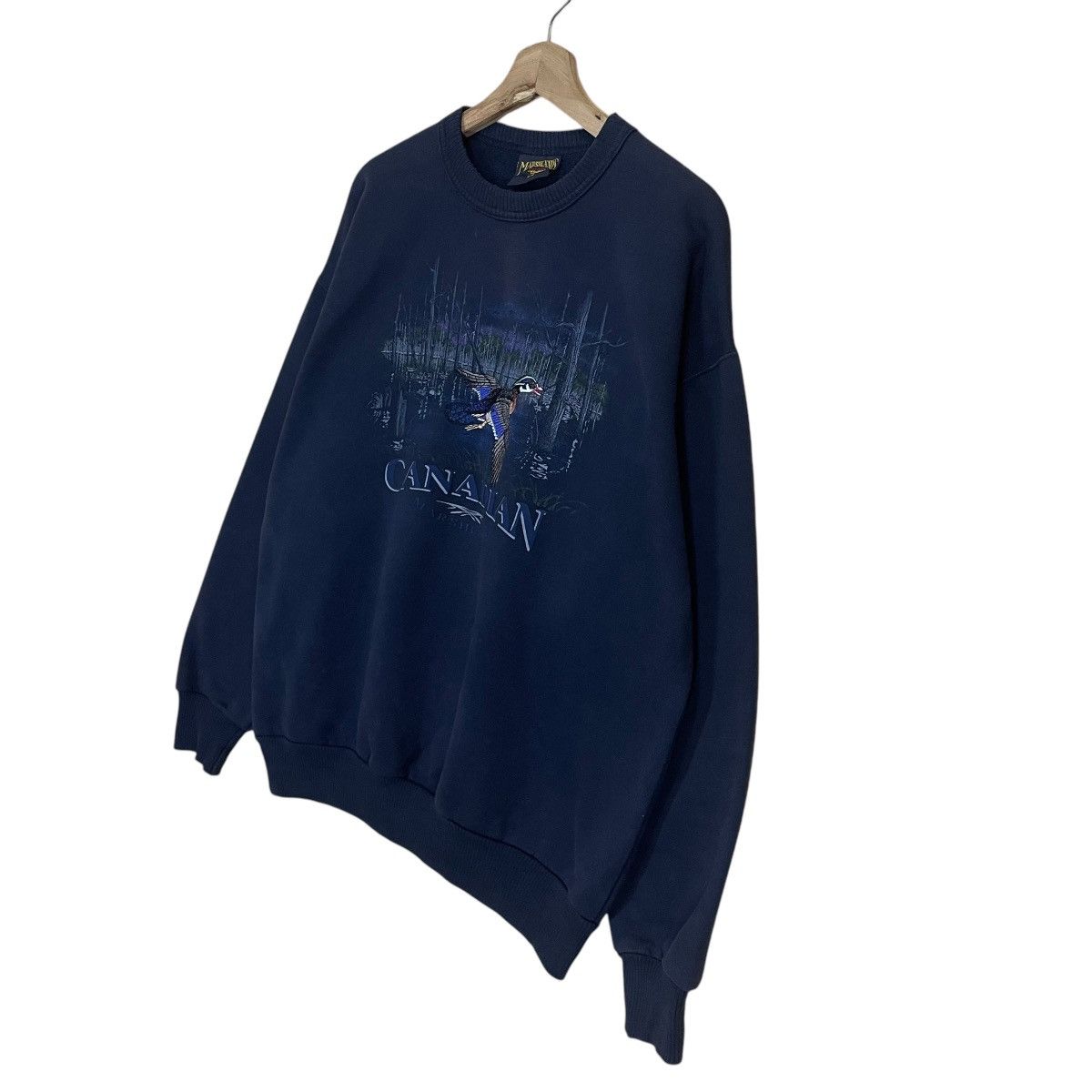 Vintage Vintage 90s Canadian Marshlands Big Logo Crewneck Sweatshirt Size US L / EU 52-54 / 3 - 3 Thumbnail