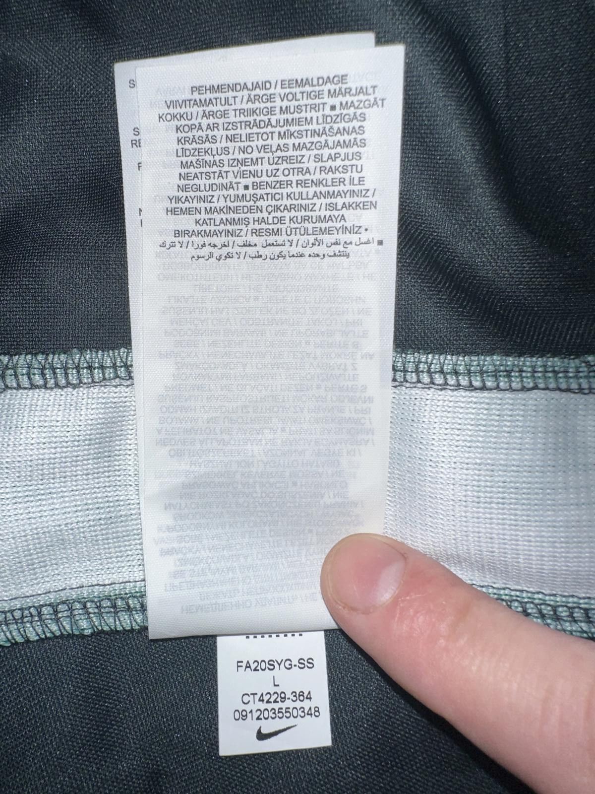 Nike Nike Nigeria 2020 Authentic Vapor Match Away Jersey Sample Size L / US 10 / IT 46 - 7 Thumbnail