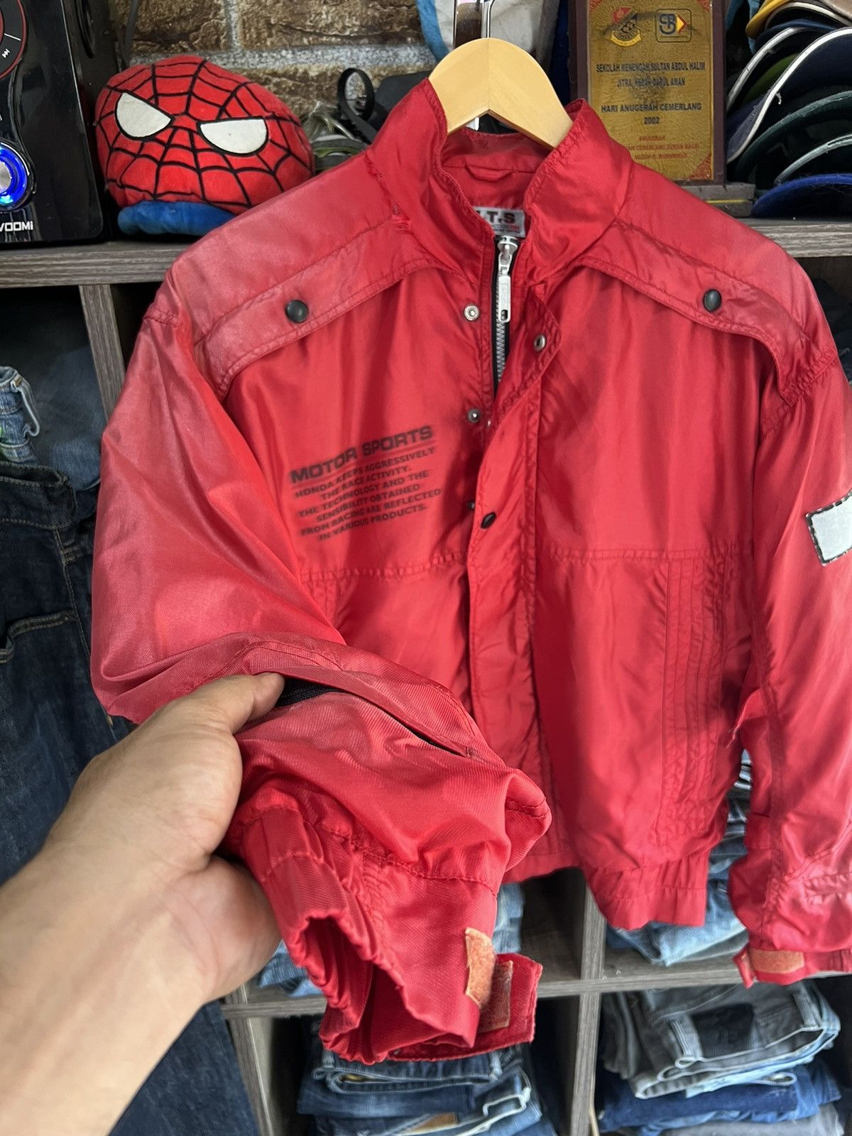 Honda 🔥Vintage Honda Motor Sports Zipper Jacket Size US M / EU 48-50 / 2 - 12 Thumbnail