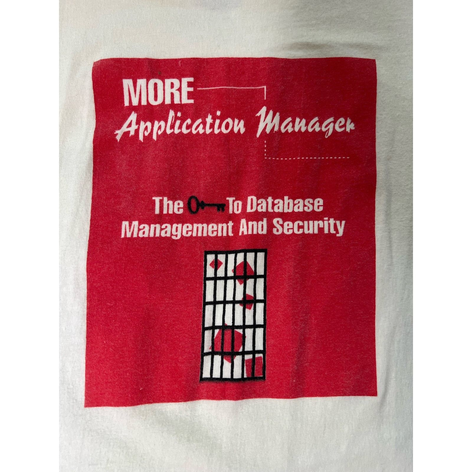 Hanes × Vintage Vintage 90s More Systems Promo Single Stitch Tech T-Shirt XL Size US XL / EU 56 / 4 - 3 Thumbnail