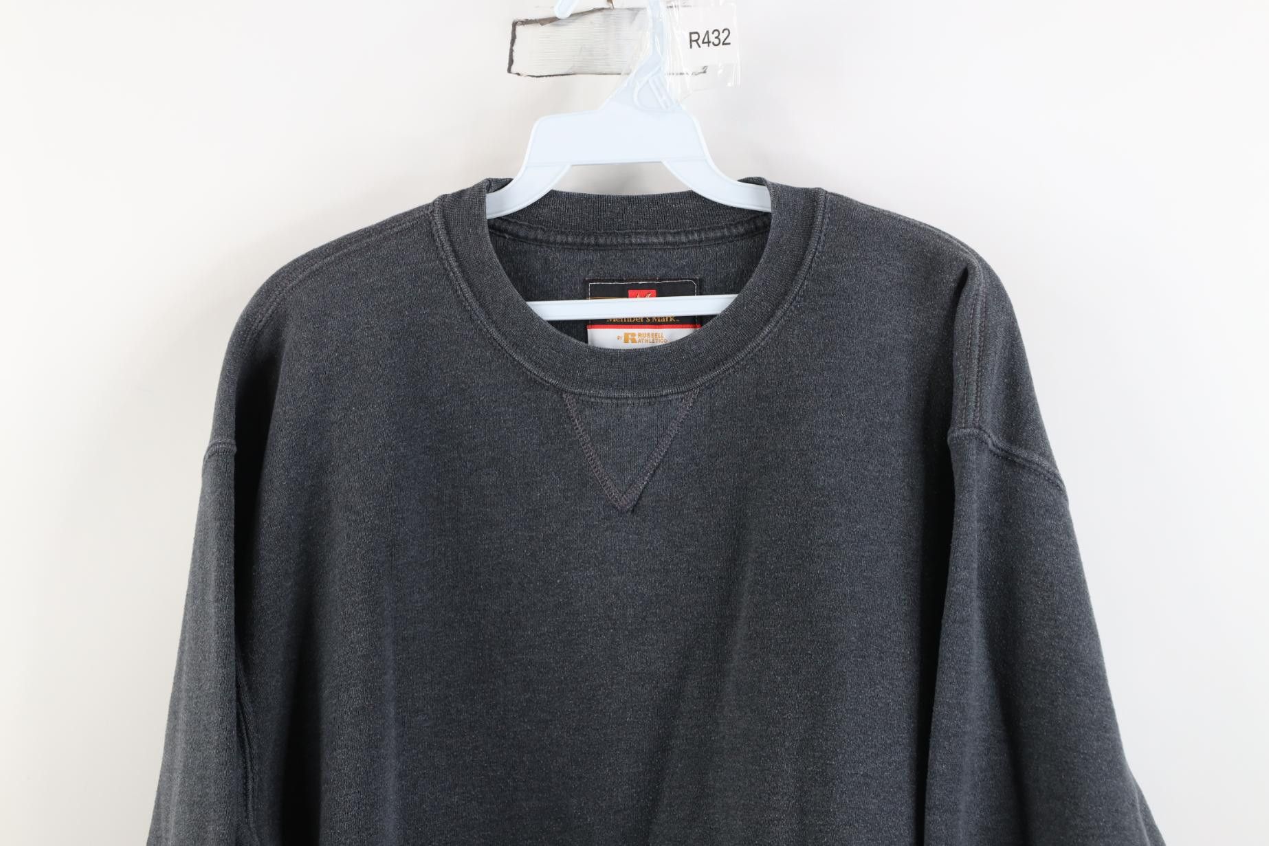 Russell Athletic Vintage 90s Y2K Russell Athletic Blank Crewneck Sweatshirt Size US L / EU 52-54 / 3 - 2 Thumbnail