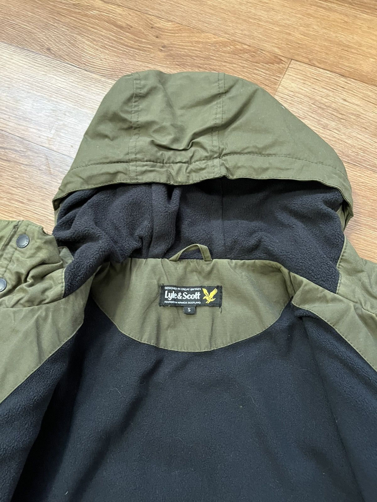 Lyle & Scott Lyle & Scott Hooded Pocket Waterproof Jacket Size US S / EU 44-46 / 1 - 5 Thumbnail