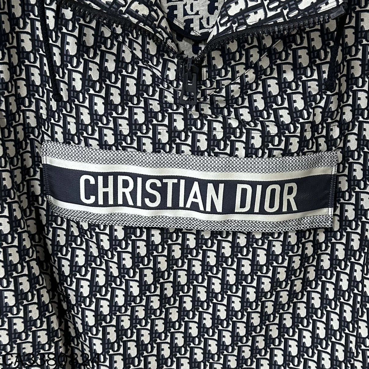 Dior Dior Black & White Full Print Half-Zip Anorak Jacket XS Size XS / US 0-2 / IT 36-38 - 6 Thumbnail