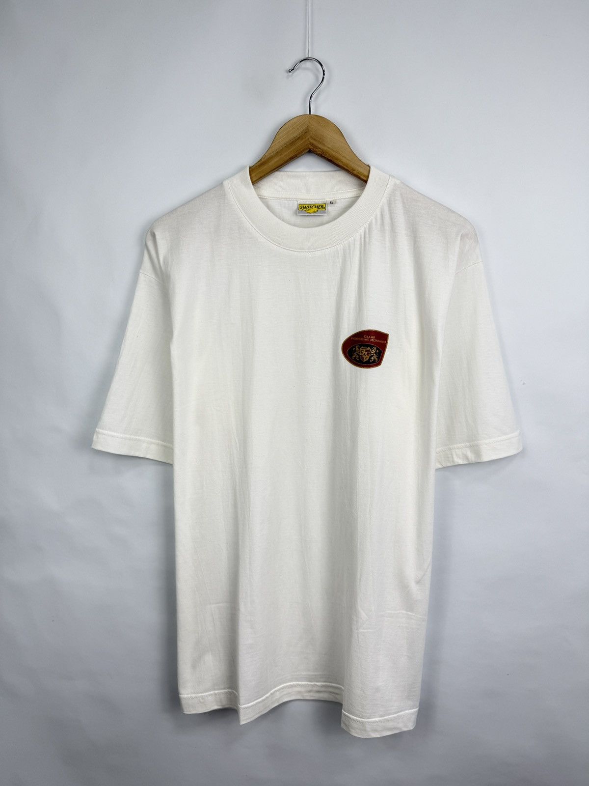 Porsche Design 🇨🇭 Vintage 90s Club Porsche Romand Switzerland T-Shirt Retro Size US L / EU 52-54 / 3 - 3 Thumbnail