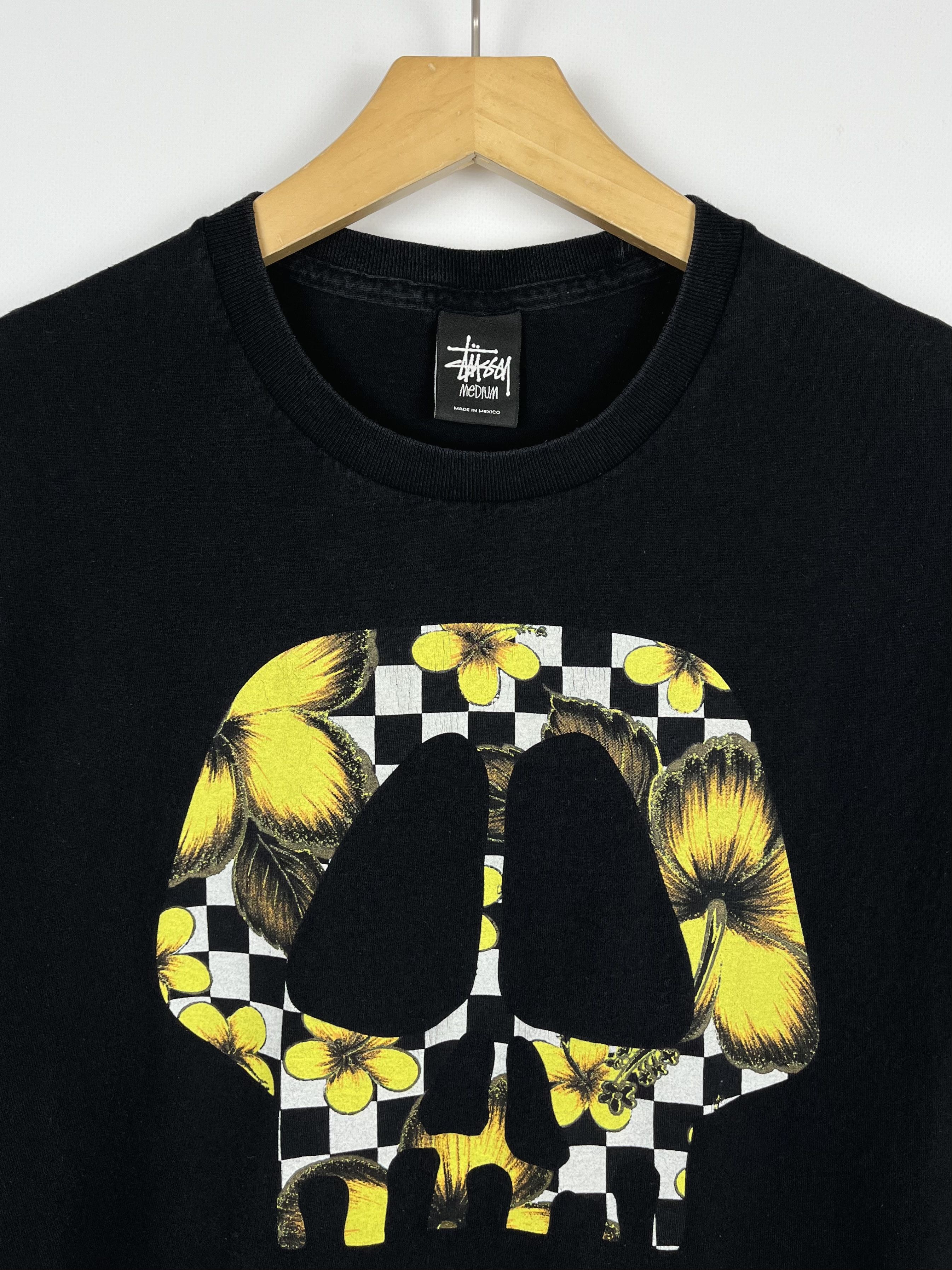 Stussy Vintage Stussy Skull Big Logo T Shirt 2000’s Size US M / EU 48-50 / 2 - 6 Thumbnail