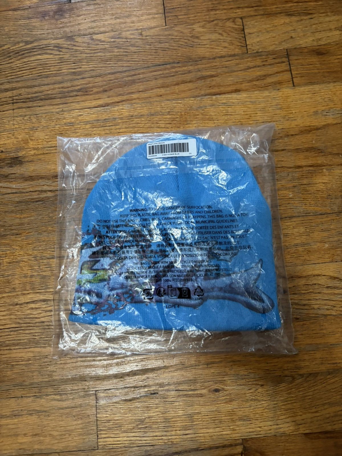 Supreme Supreme Tag Beanie FW25 Blue Art Dealer Size ONE SIZE - 1 Thumbnail