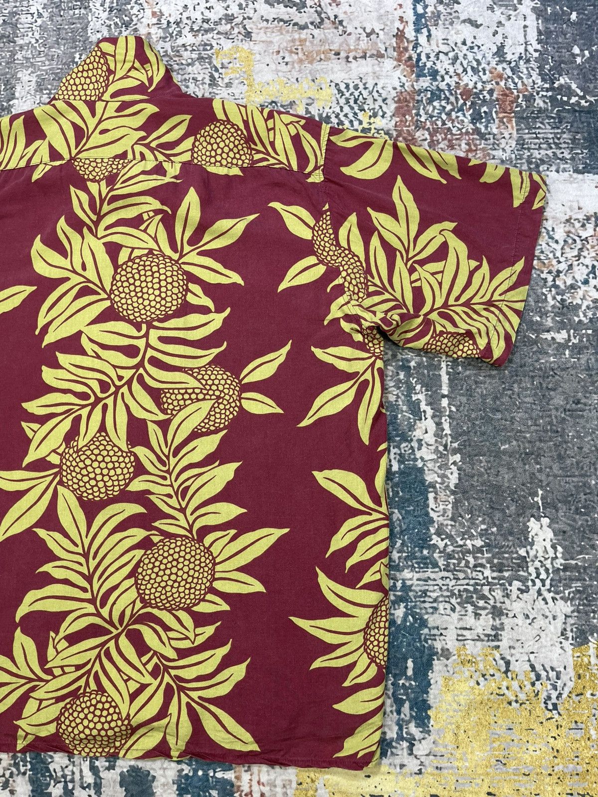 Vintage Vintage Block Buster Rayon Aloha Hawaiian Shirt Size US L / EU 52-54 / 3 - 4 Thumbnail