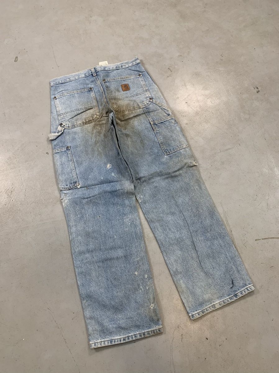Carhartt Vintage dusty Carhartt B07 DNM double knee denim Size US 32 / EU 48 - 2 Thumbnail