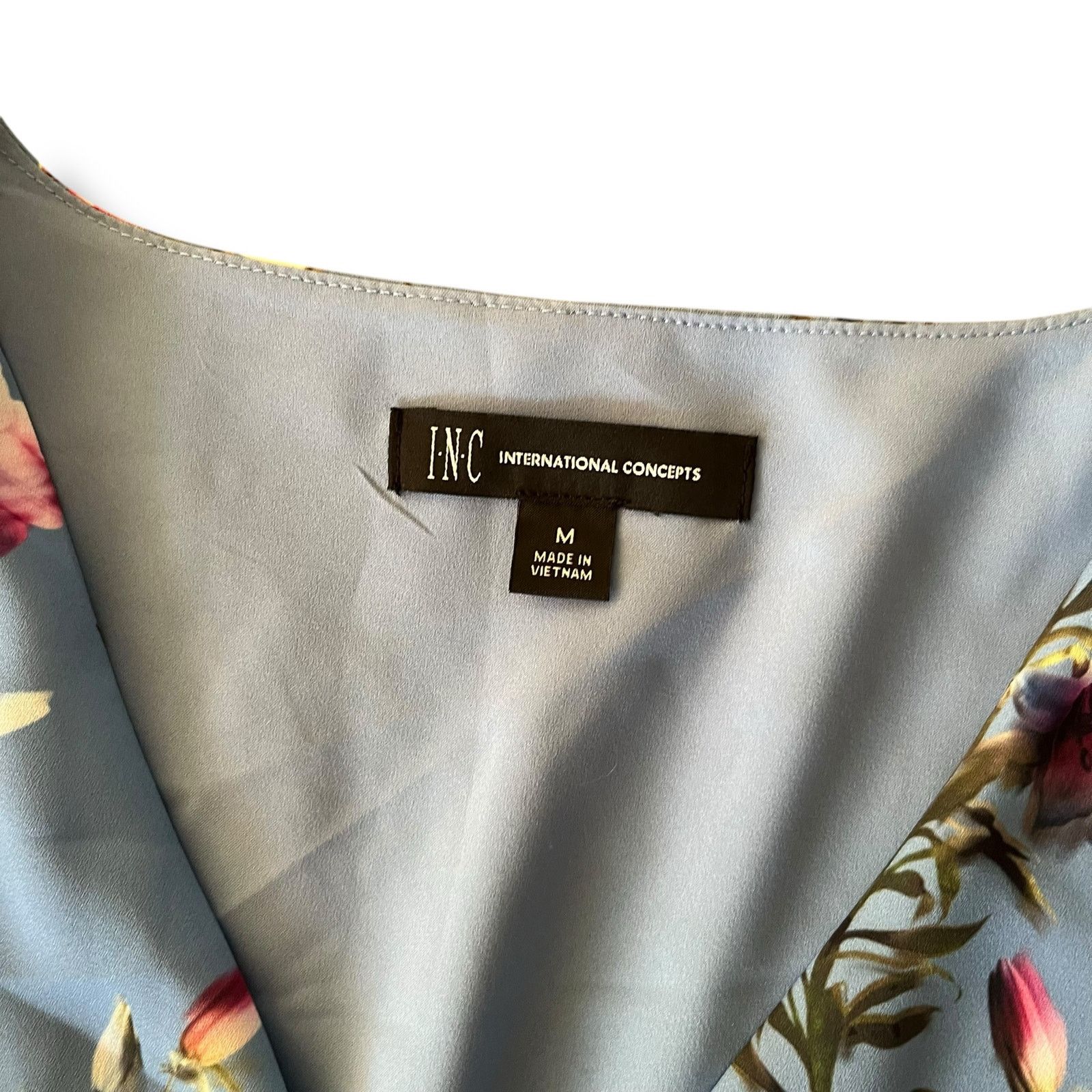 Other INC International Concepts floral waist tie dress Size M / US 6-8 / IT 42-44 - 10 Thumbnail