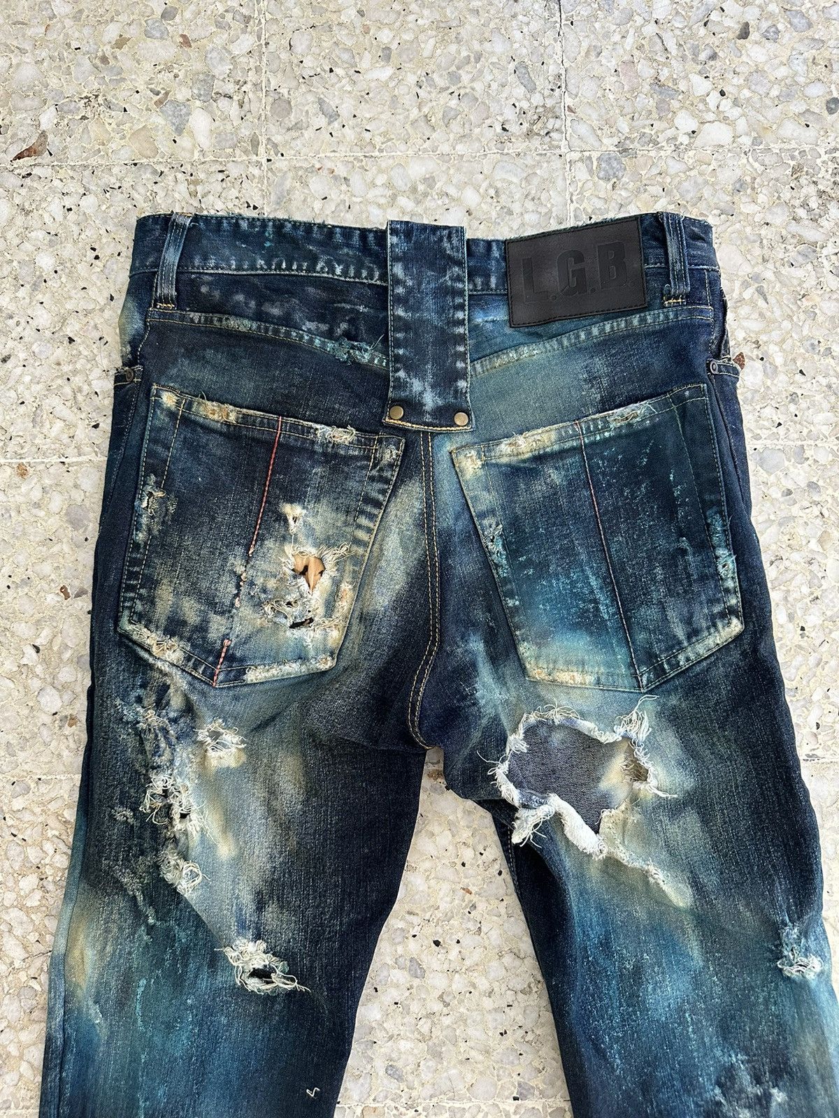 If Six Was Nine L.G.B s-wolf distressed Size US 32 / EU 48 - 9 Thumbnail