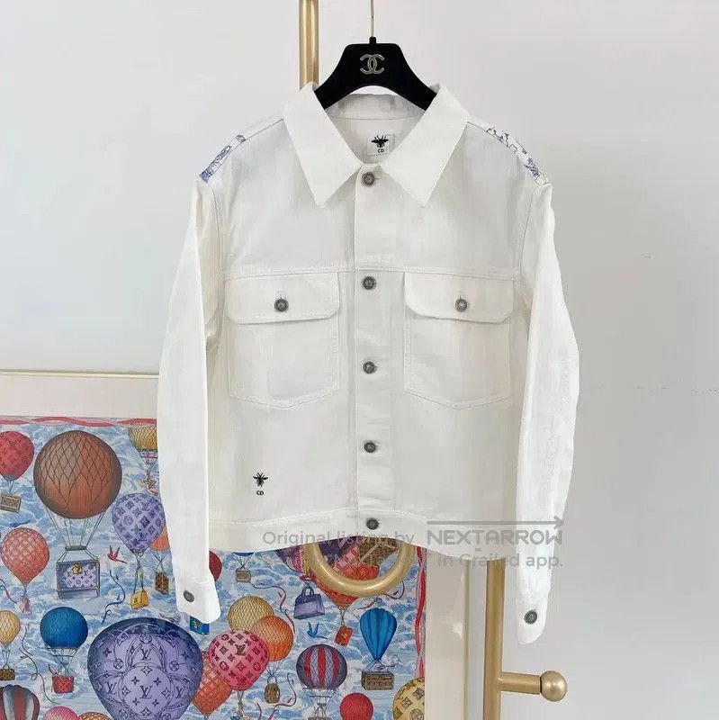 Dior Dior White Cotton Jacket for Women . Size XS / US 0-2 / IT 36-38 - 1 Thumbnail