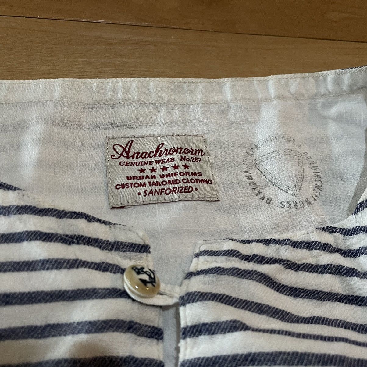 ANACHRONORM Anachronorm Pull Over Marine Shirt Wide Fit shirt Size US L / EU 52-54 / 3 - 7 Thumbnail